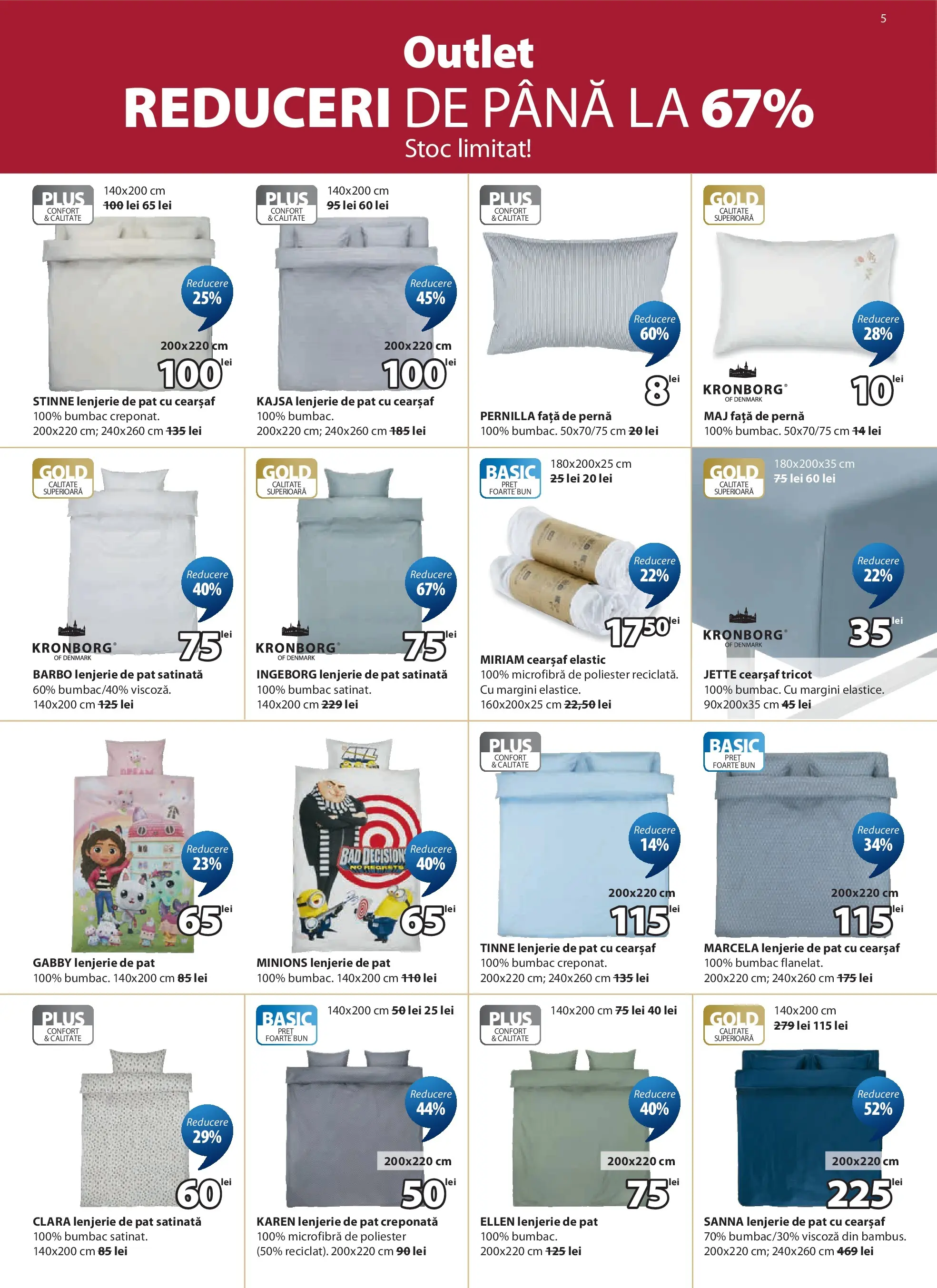 JYSK - Catalog JYSK până în data de 25.07.2026 - Oferta 01.07.2026 - 25.07.2026 | Pagină: 5 | Produse: Pat, Lenjerie de pat, Pernă, Față de pernă