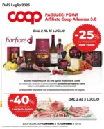 COOP -25% sui prodotti fior fiore - al 08.07.2026