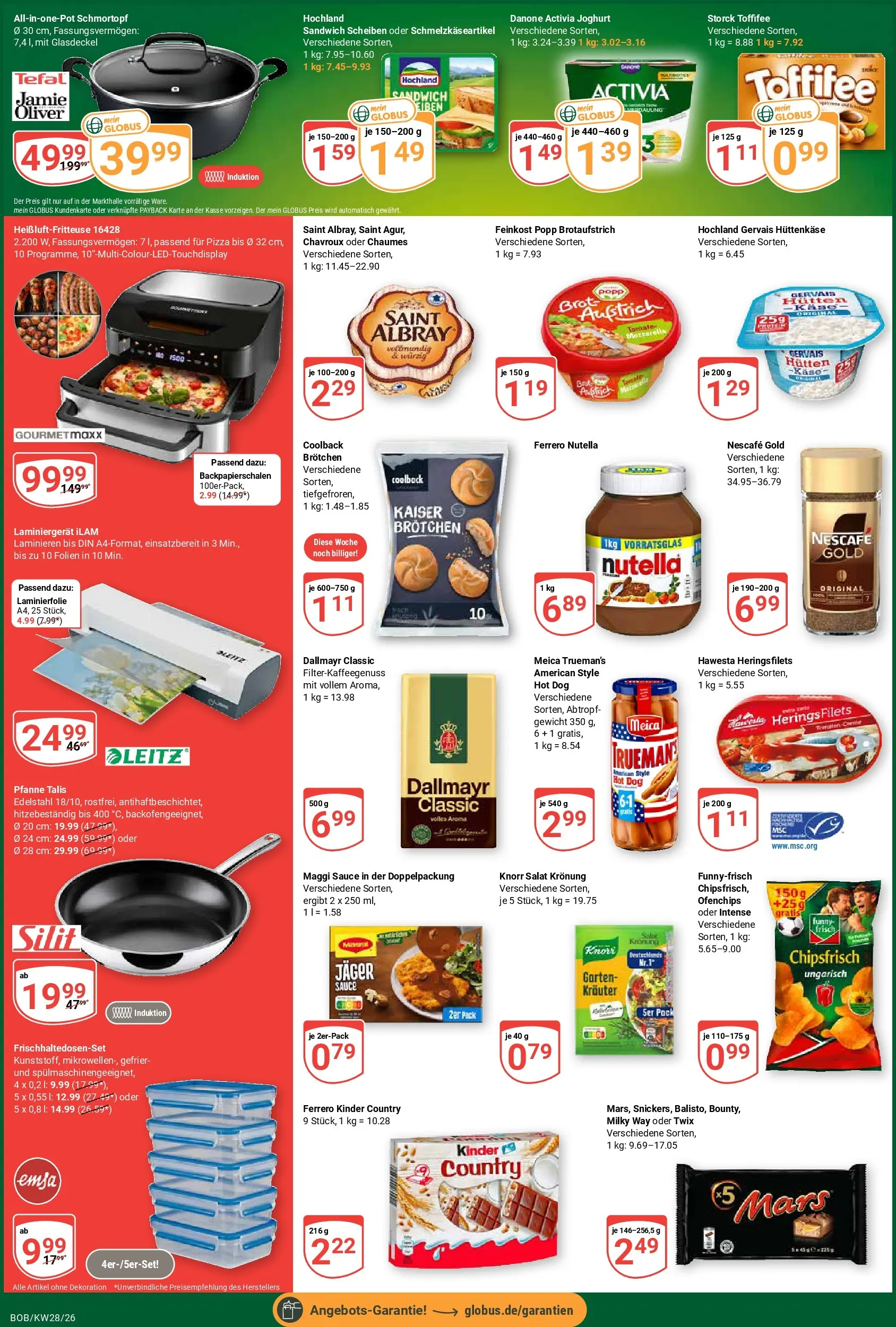 Globus Prospekt Bobenheim-Roxheim (ab 06.07.2026) » Angebote online | Seite: 2 | Produkte: Danone activia, Knorr, Nutella, Salat