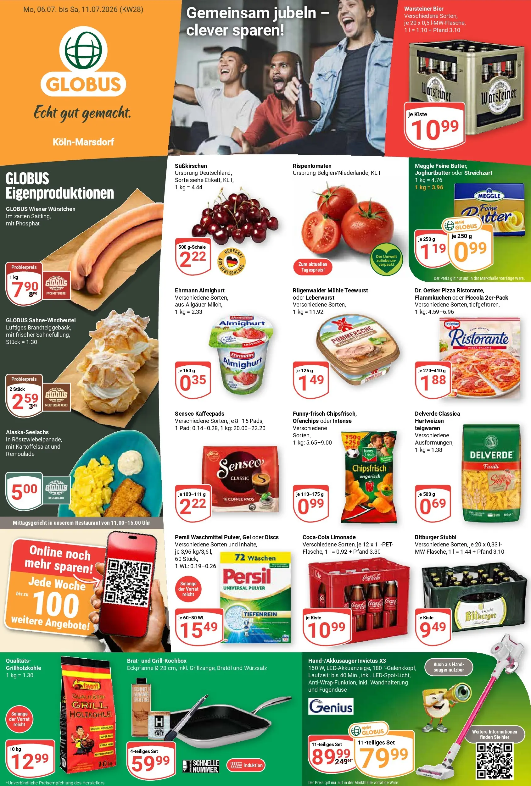 Globus Prospekt Köln (ab 06.07.2026) » Angebote online | Seite: 5 | Produkte: Ristorante, Kaffeepads, Mühle, Senseo kaffeepads