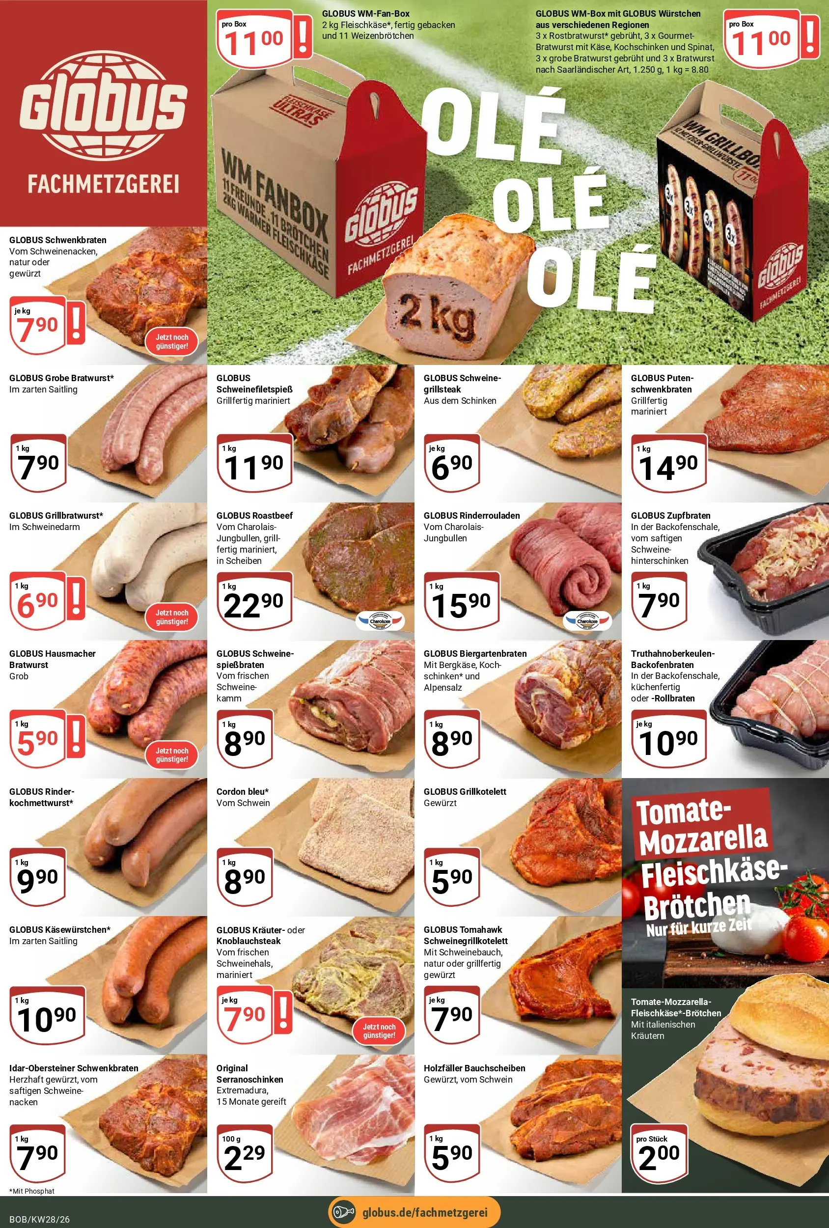 Globus Prospekt Bobenheim-Roxheim (ab 06.07.2026) » Angebote online | Seite: 10 | Produkte: Rinderrouladen, Grill, Roastbeef, Schinken