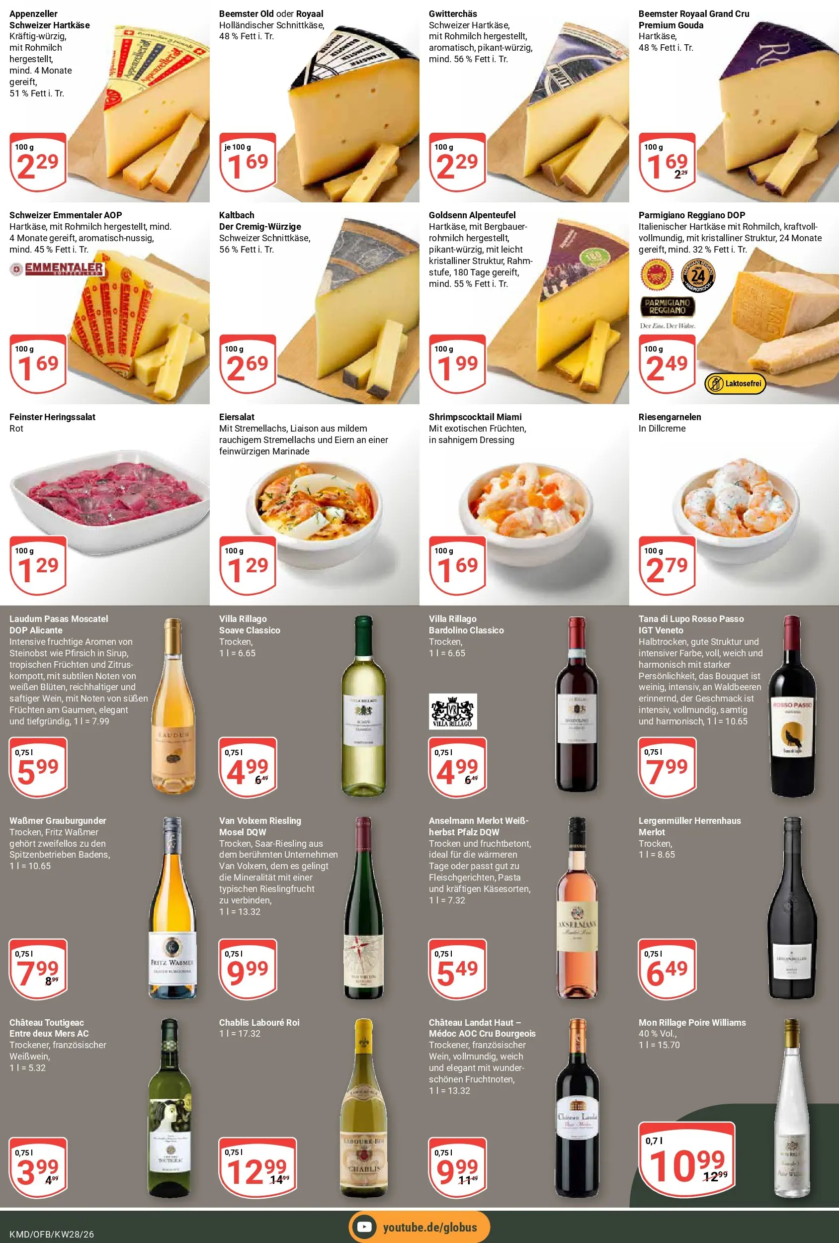 Globus Prospekt Köln (ab 06.07.2026) » Angebote online | Seite: 14 | Produkte: Merlot, Gouda, Dressing, Pfirsich