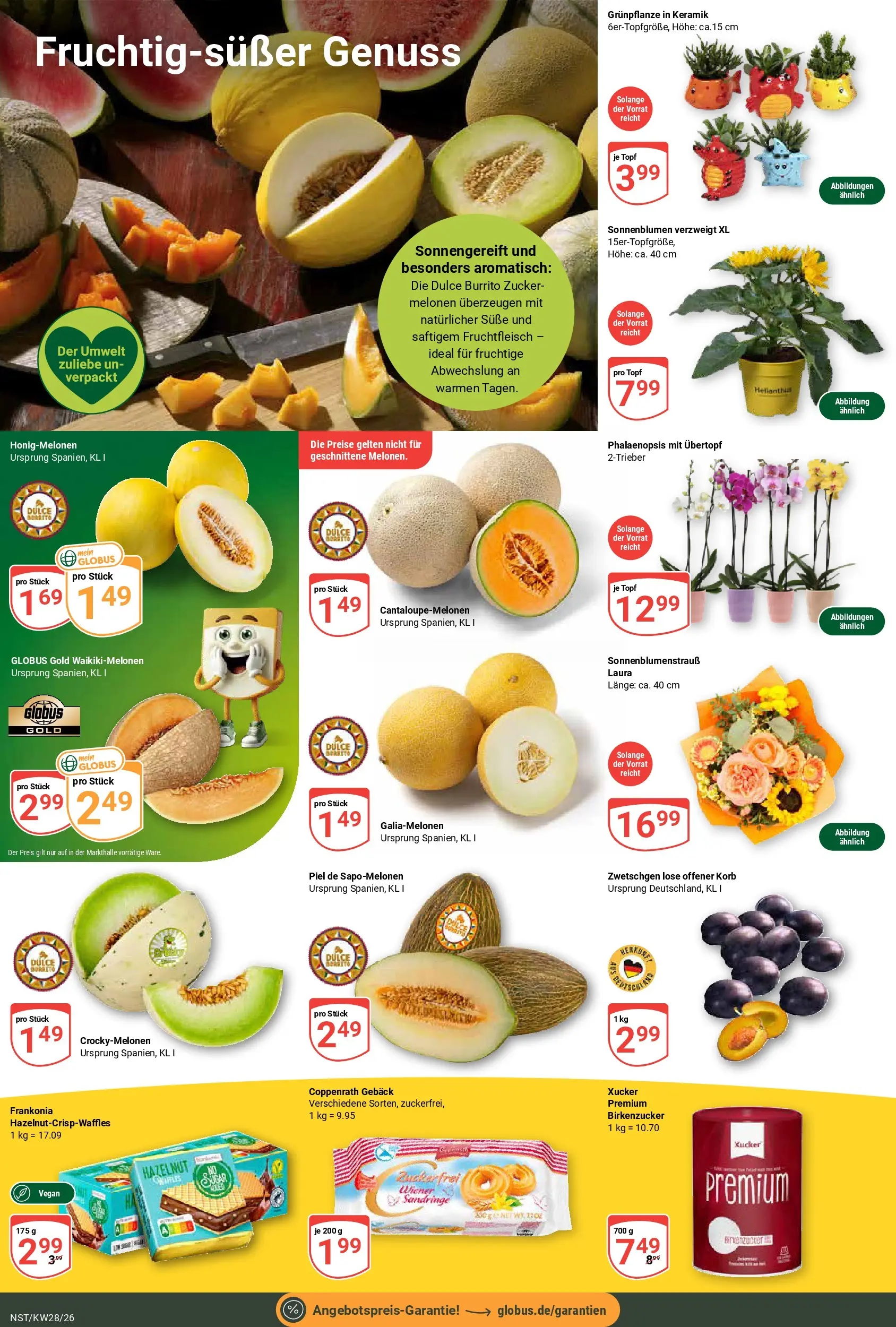 Globus Prospekt Neustadt (ab 06.07.2026) » Angebote online | Seite: 8 | Produkte: Korb, Zwetschgen, Zucker