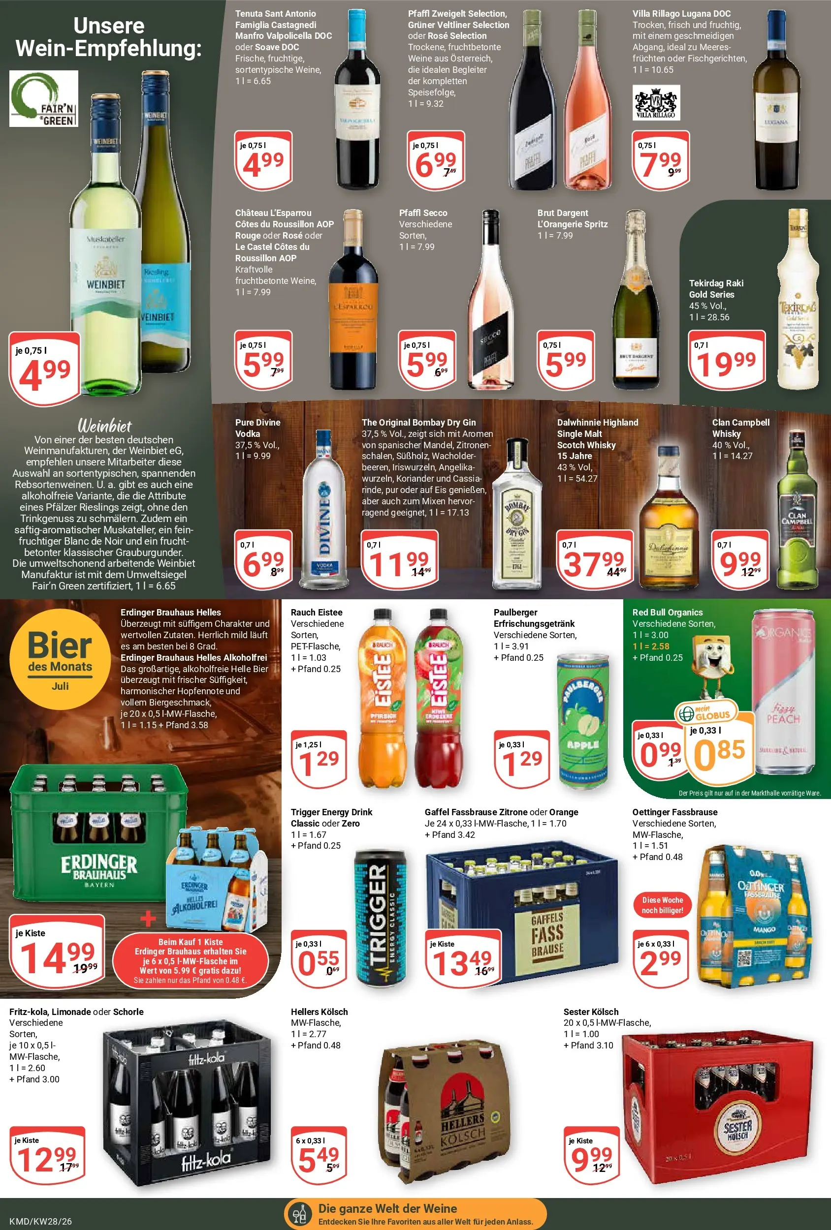 Globus Prospekt Köln (ab 06.07.2026) » Angebote online | Seite: 24 | Produkte: Energy, Mango, Fassbrause, Zitronen