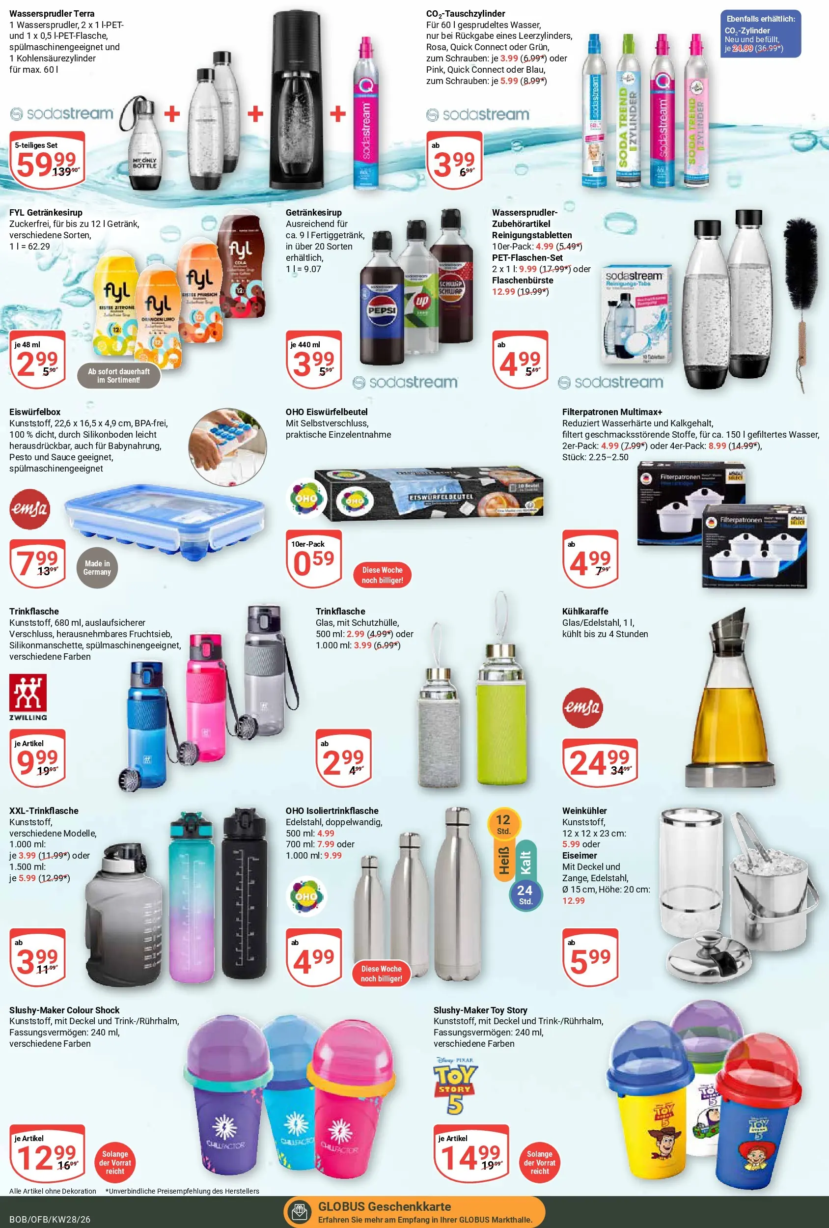 Globus Prospekt Bobenheim-Roxheim (ab 06.07.2026) » Angebote online | Seite: 22 | Produkte: Cola, Zitrone, Pepsi, Sodastream