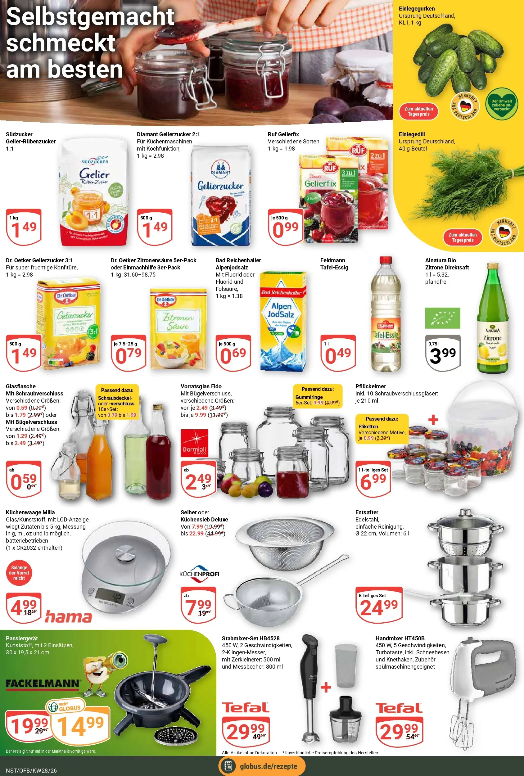 Globus Prospekt Neustadt (ab 06.07.2026) » Angebote online | Seite: 17 | Produkte: Entsafter, Bad, Handmixer, Zitrone