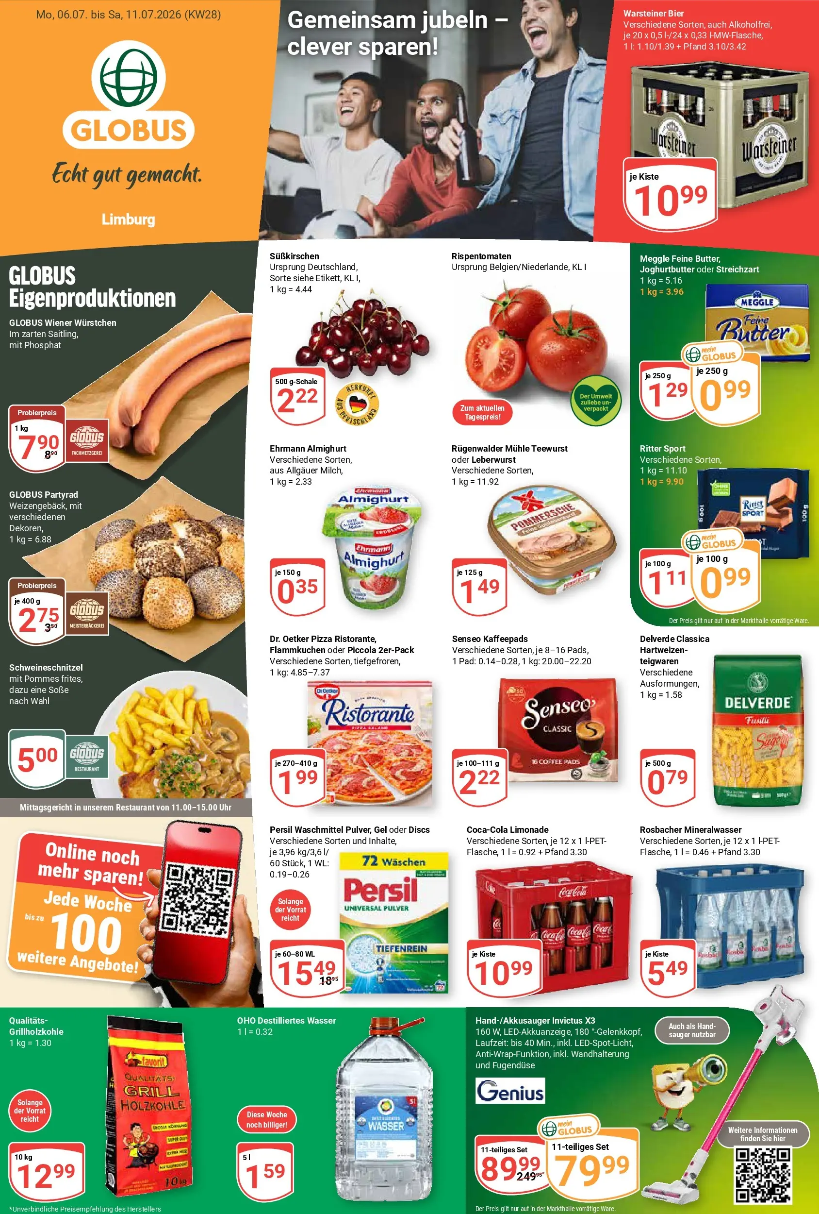 Globus Prospekt Limburg (ab 06.07.2026) » Angebote online | Seite: 3 | Produkte: Mühle, Butter, Limonade, Waschmittel