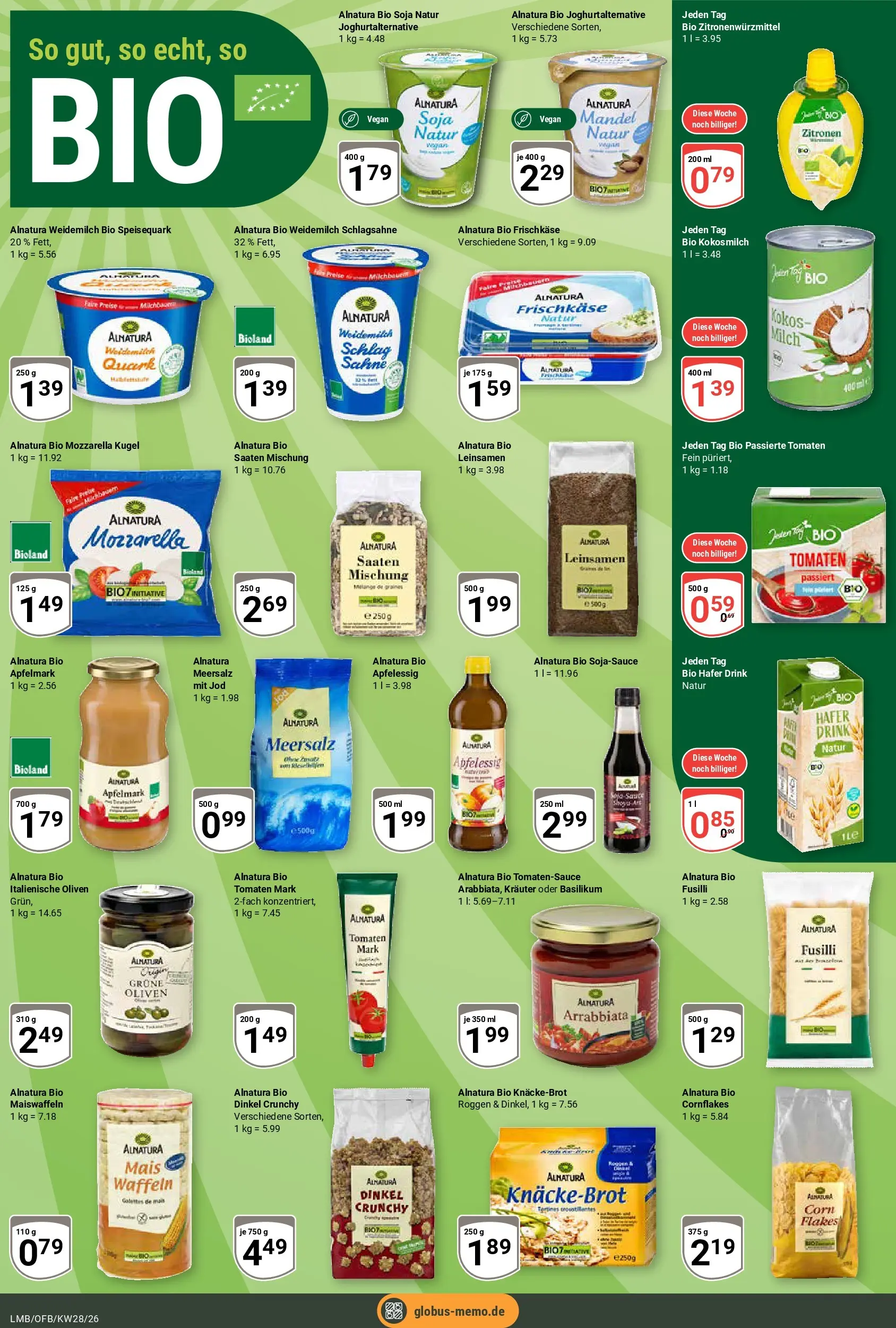 Globus Prospekt Limburg (ab 06.07.2026) » Angebote online | Seite: 19 | Produkte: Milch, Mozzarella, Tomaten, Waffeln