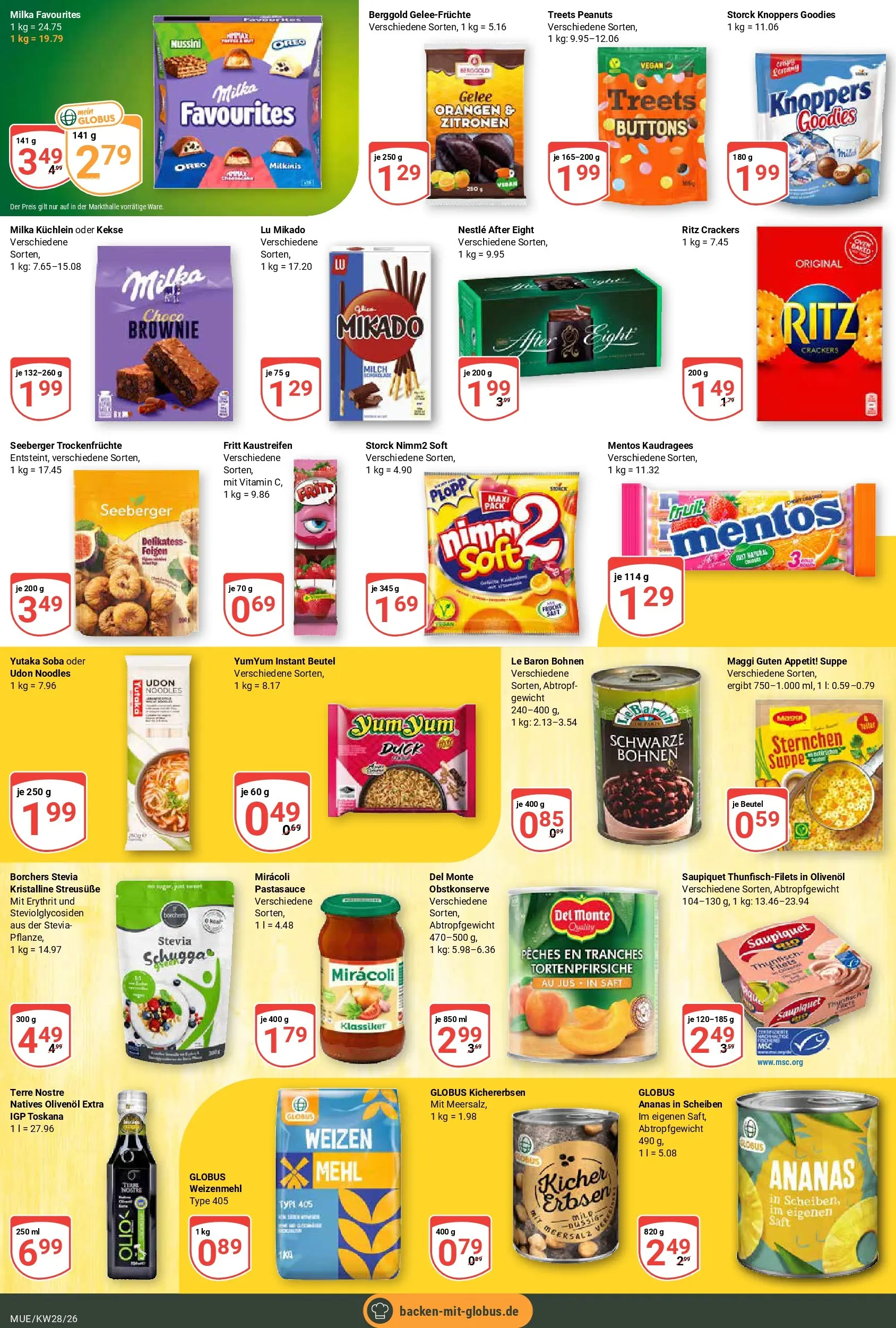 Globus Prospekt Mühldorf (ab 06.07.2026) » Angebote online | Seite: 15 | Produkte: Maggi, Ananas, Kekse, Zitronen