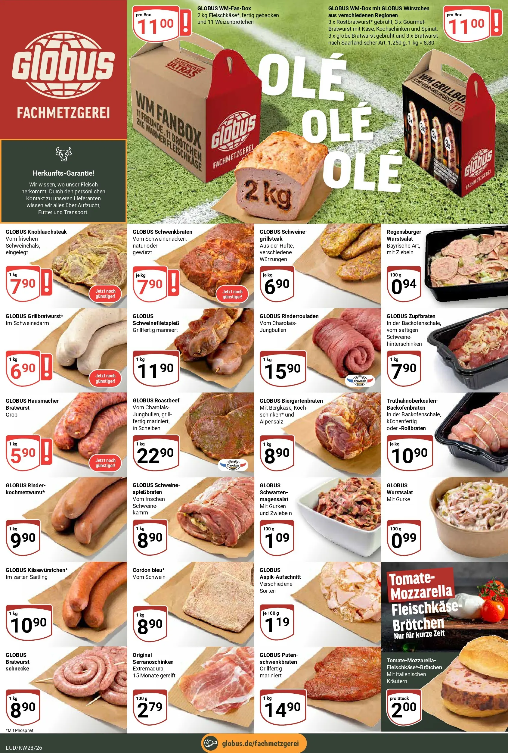 Globus Prospekt Ludwigshafen-Oggersheim (ab 06.07.2026) » Angebote online | Seite: 11 | Produkte: Box, Zwiebeln, Fleisch, Gurken