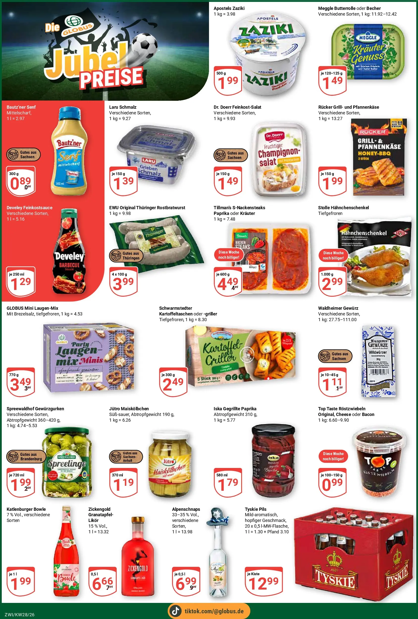 Globus Prospekt Zwickau (ab 06.07.2026) » Angebote online | Seite: 6 | Produkte: Granatapfel, Tyskie, Pils, Griller