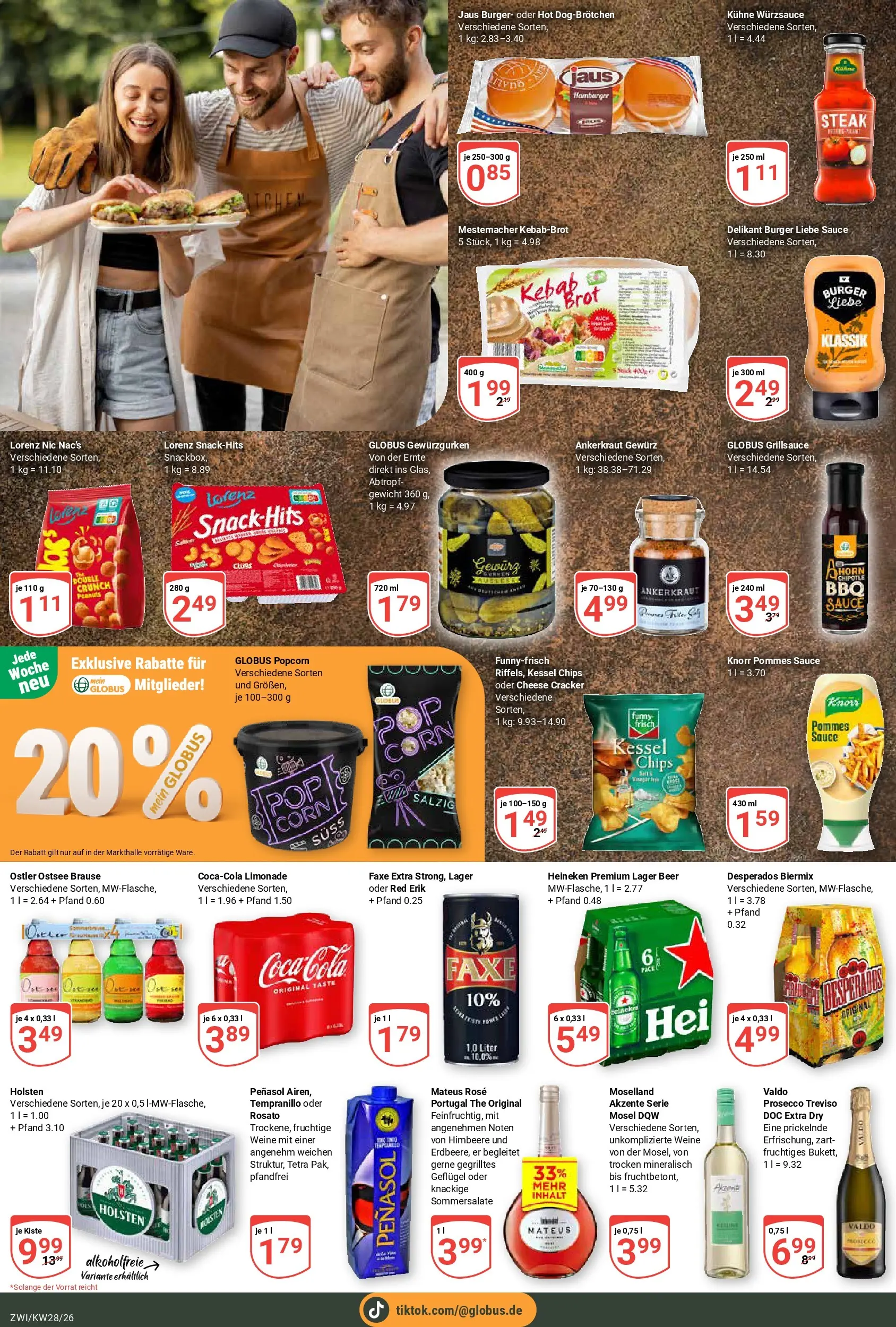 Globus Prospekt Zwickau (ab 06.07.2026) » Angebote online | Seite: 7 | Produkte: Limonade, Desperados, Himbeere, Chips