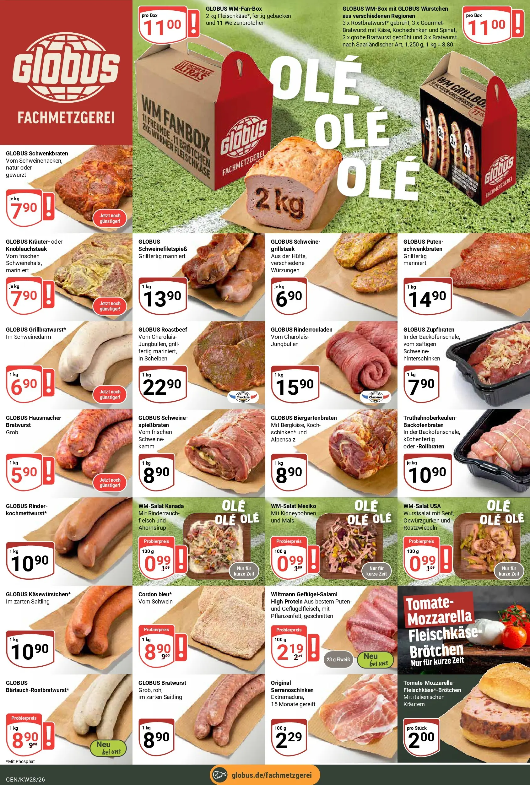 Globus Prospekt Gensingen (ab 06.07.2026) » Angebote online | Seite: 11 | Produkte: Rinderrouladen, Grill, Roastbeef, Fleisch