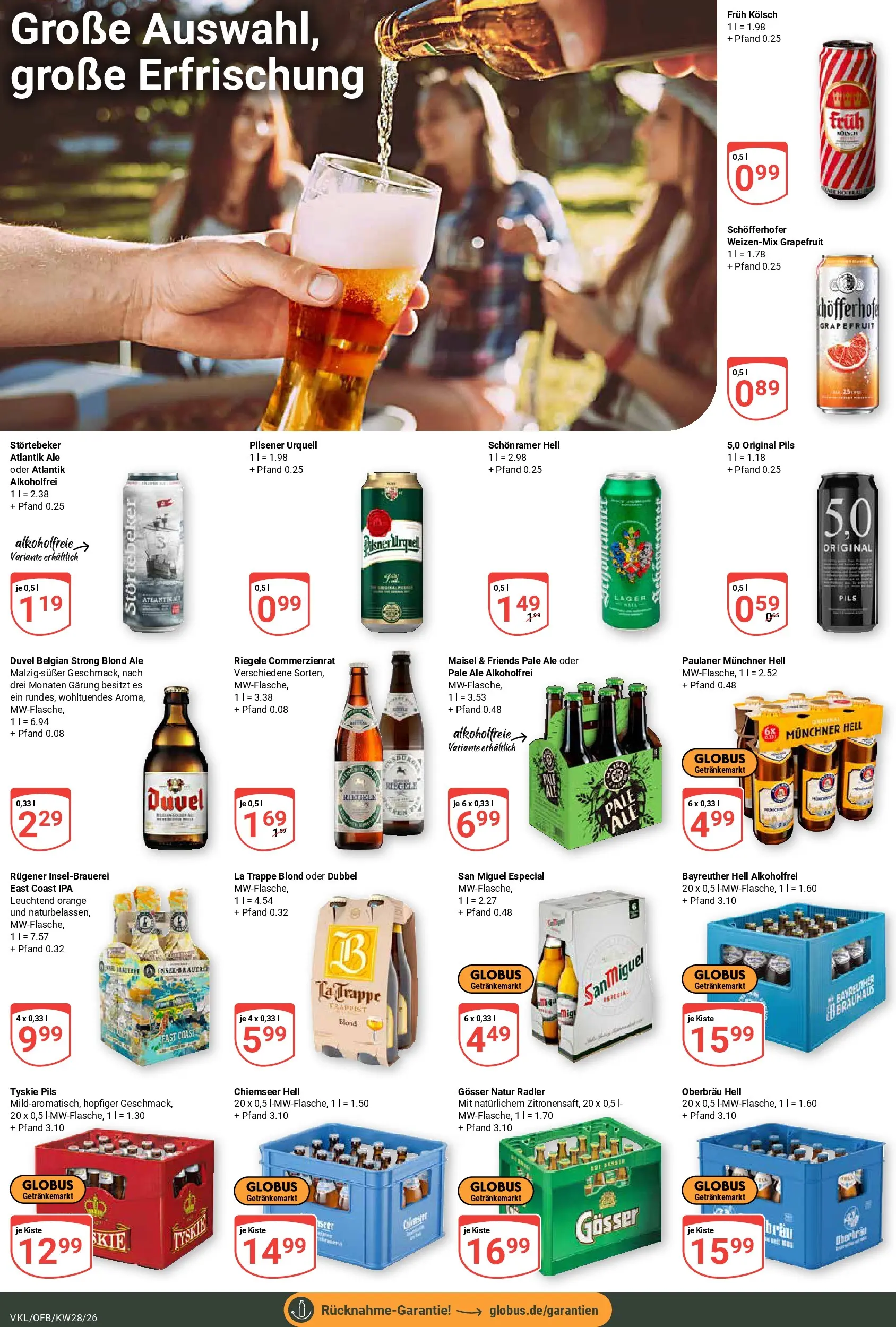 Globus Prospekt Völklingen (ab 06.07.2026) » Angebote online | Seite: 21 | Produkte: Tyskie, Pils, Radler, Paulaner