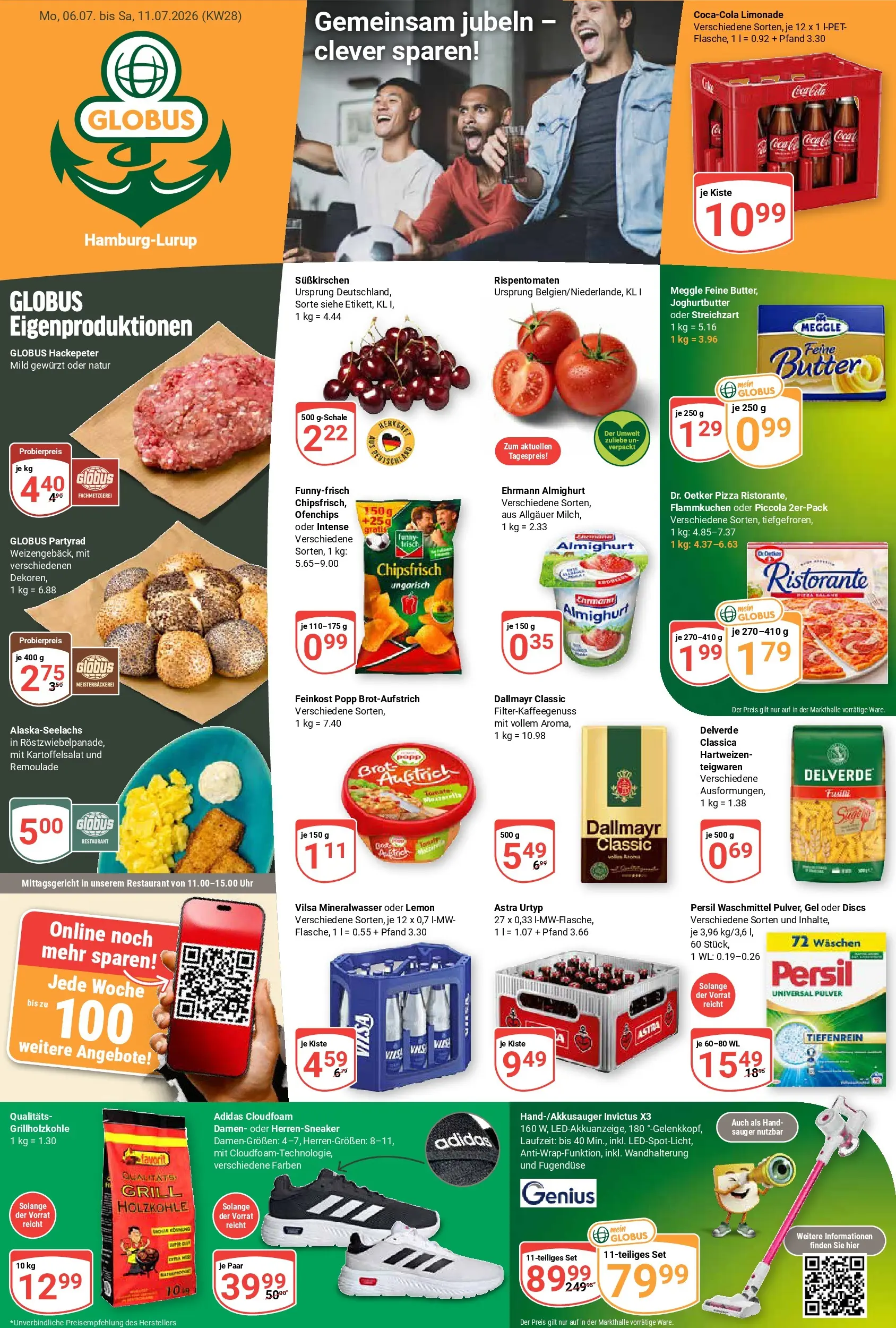 Globus Prospekt Hamburg (ab 06.07.2026) » Angebote online | Seite: 5 | Produkte: Butter, Astra, Limonade, Waschmittel