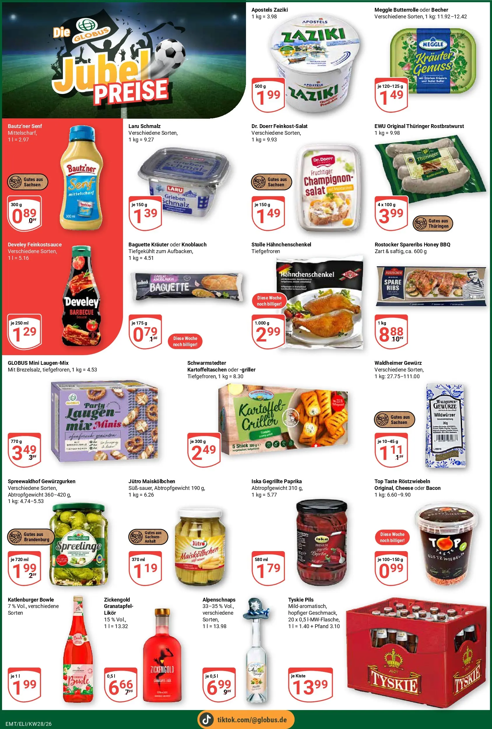 Globus Prospekt Mittelhausen (ab 06.07.2026) » Angebote online | Seite: 6 | Produkte: Top, Granatapfel, Tyskie, Paprika