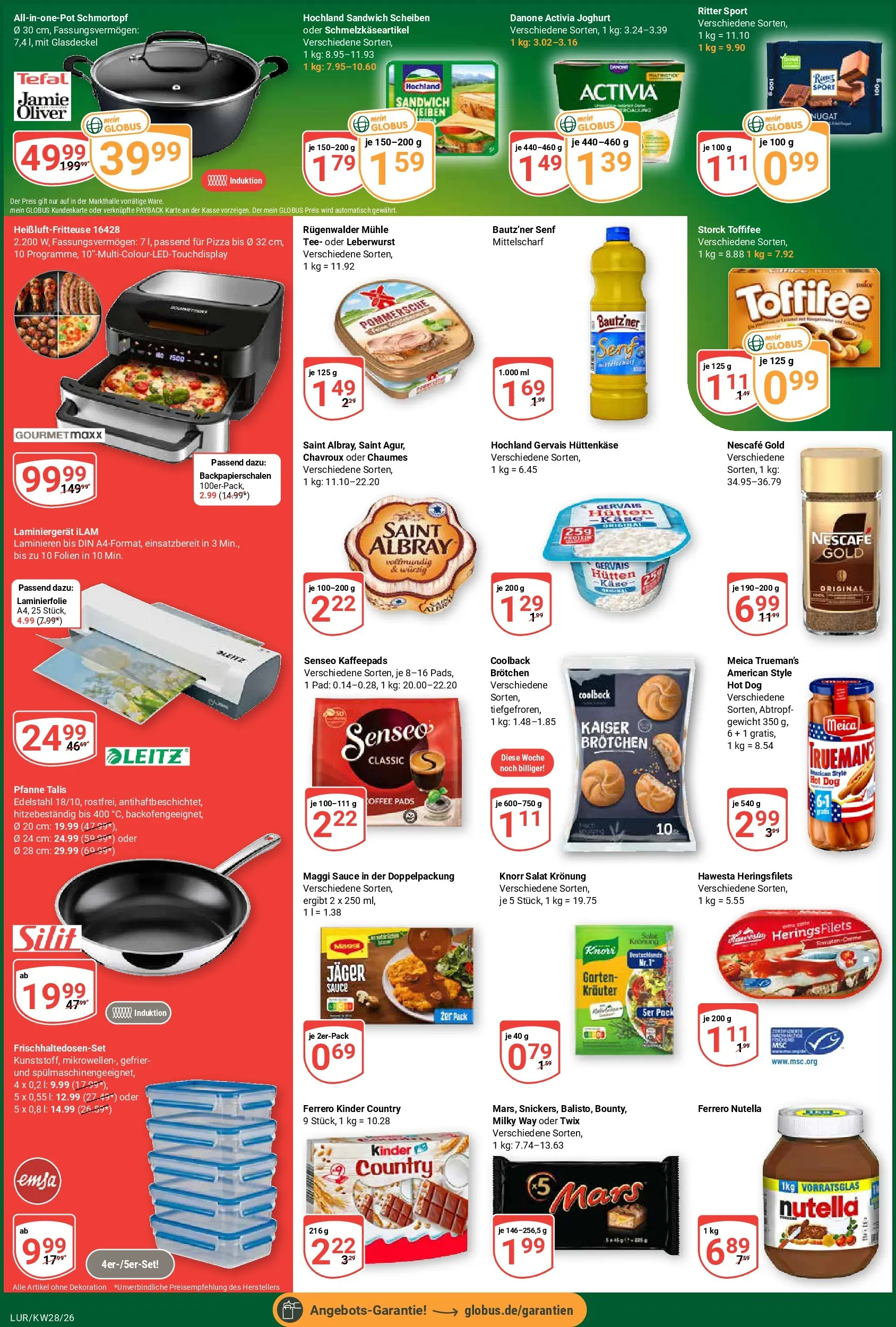 Globus Prospekt Hamburg (ab 06.07.2026) » Angebote online | Seite: 6 | Produkte: Meica, Twix, Pizza, Nescafe gold
