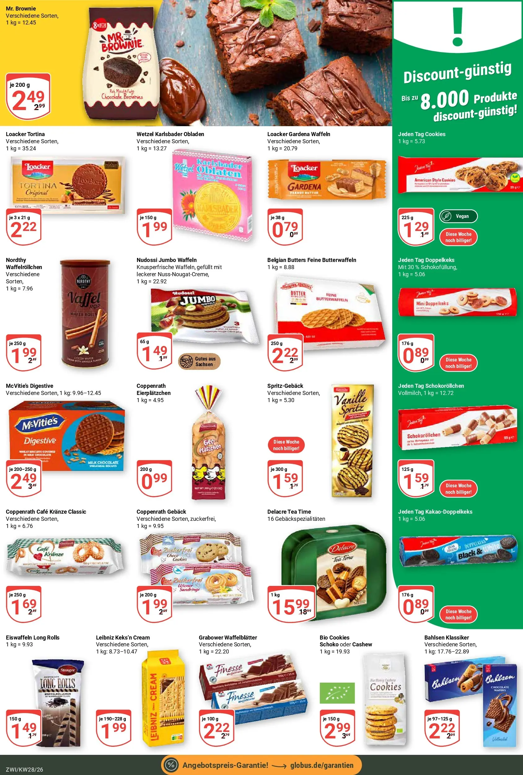Globus Prospekt Zwickau (ab 06.07.2026) » Angebote online | Seite: 17 | Produkte: Waffeln