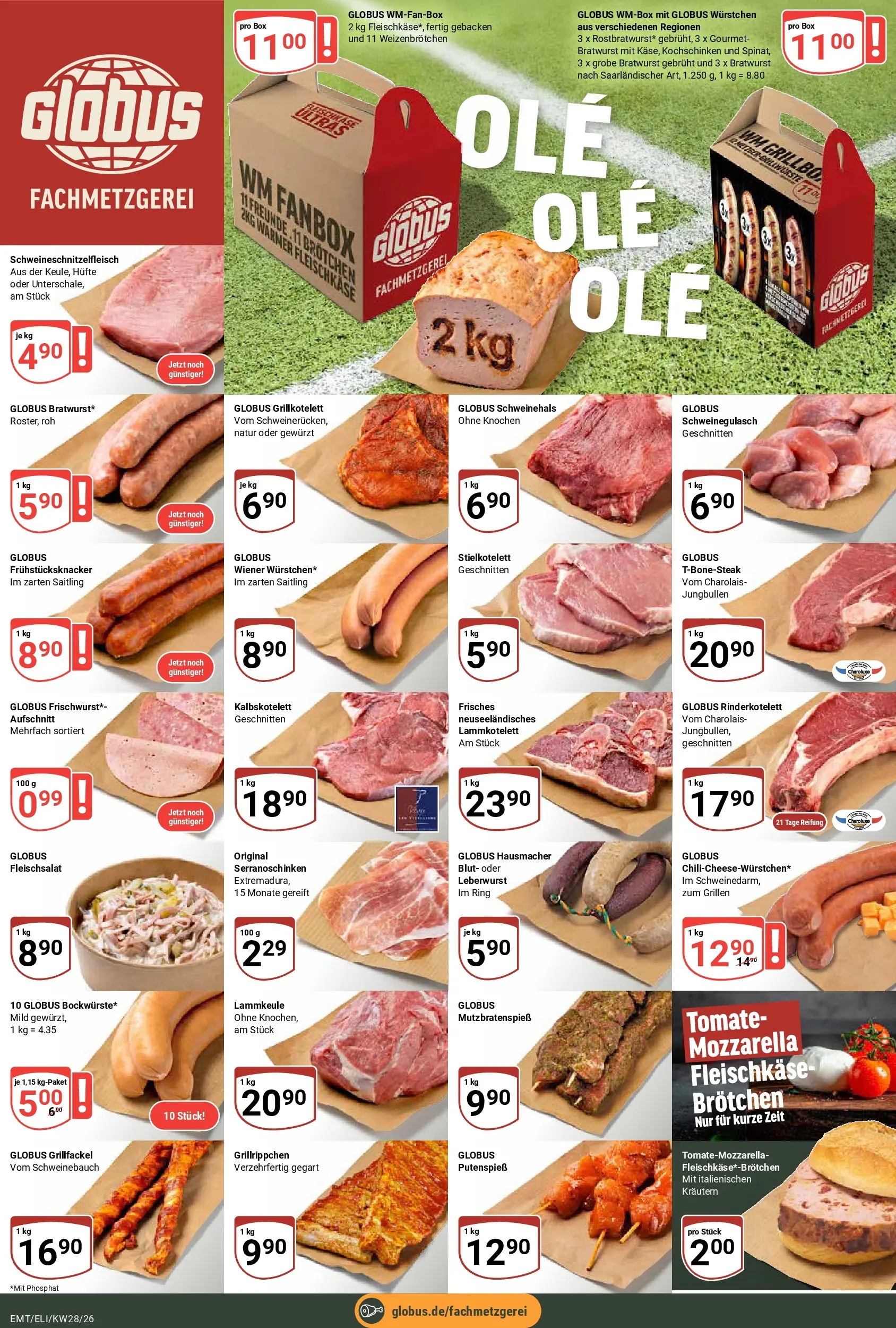 Globus Prospekt Mittelhausen (ab 06.07.2026) » Angebote online | Seite: 10 | Produkte: Schweinegulasch, Lammkeule, Schweinebauch, Box