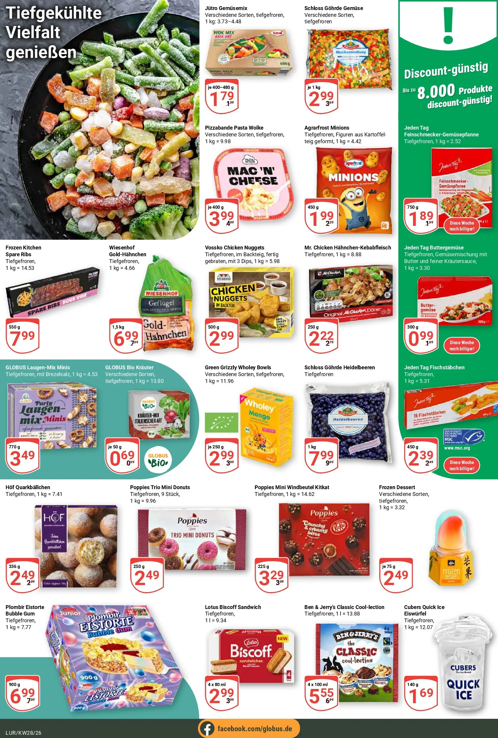 Globus Prospekt Hamburg (ab 06.07.2026) » Angebote online | Seite: 15 | Produkte: Butter, Spare ribs, Heidelbeeren, Ben & Jerry's