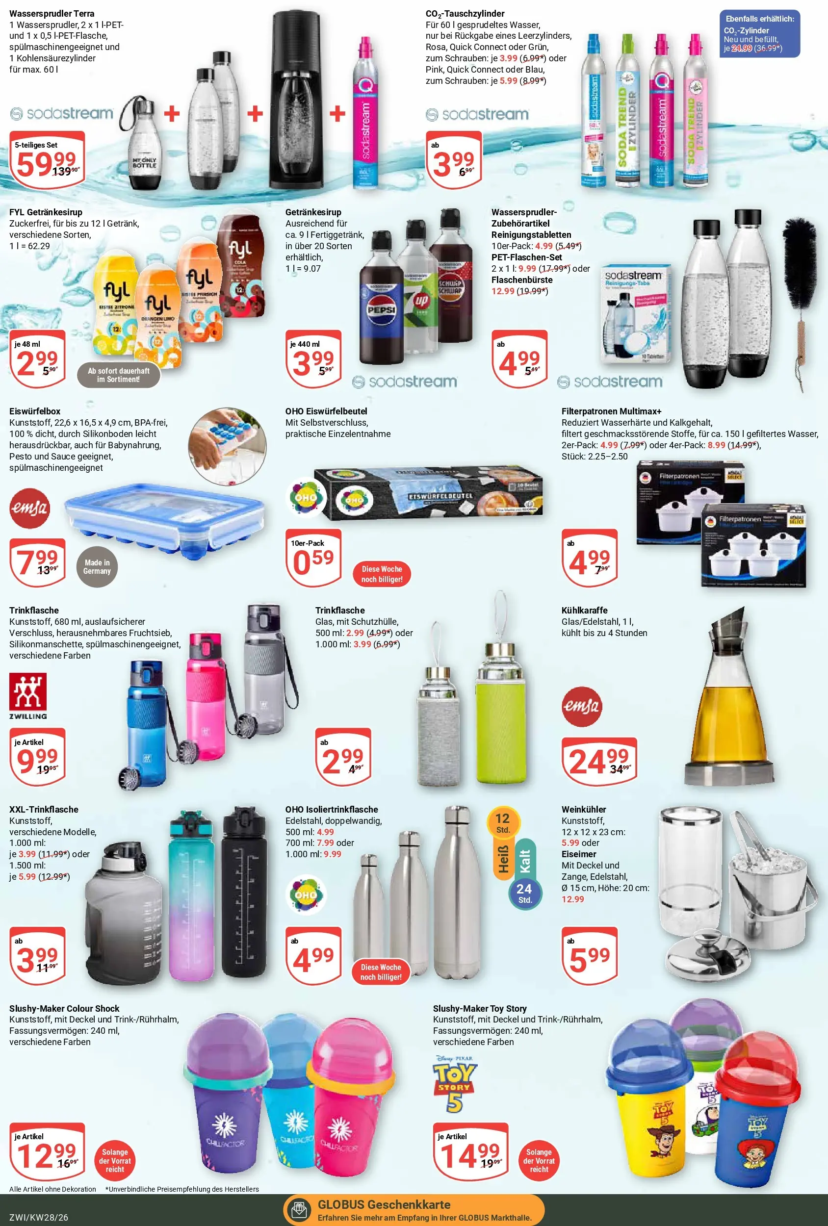 Globus Prospekt Zwickau (ab 06.07.2026) » Angebote online | Seite: 27 | Produkte: Cola, Zitrone, Pepsi, Sodastream