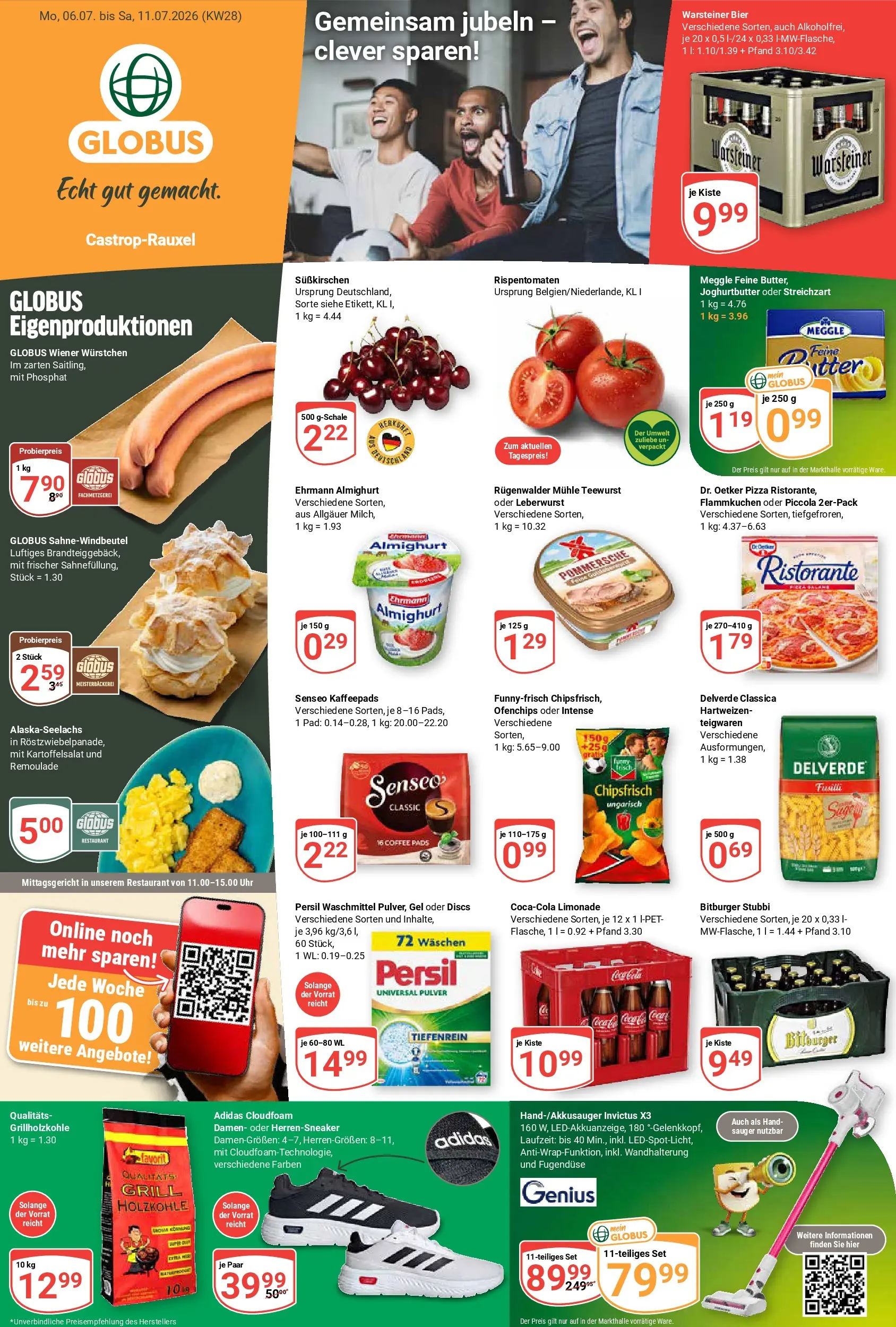 Globus Prospekt Castrop-Rauxel (ab 06.07.2026) » Angebote online | Seite: 5 | Produkte: Ristorante, Senseo, Kaffeepads, Ehrmann almighurt