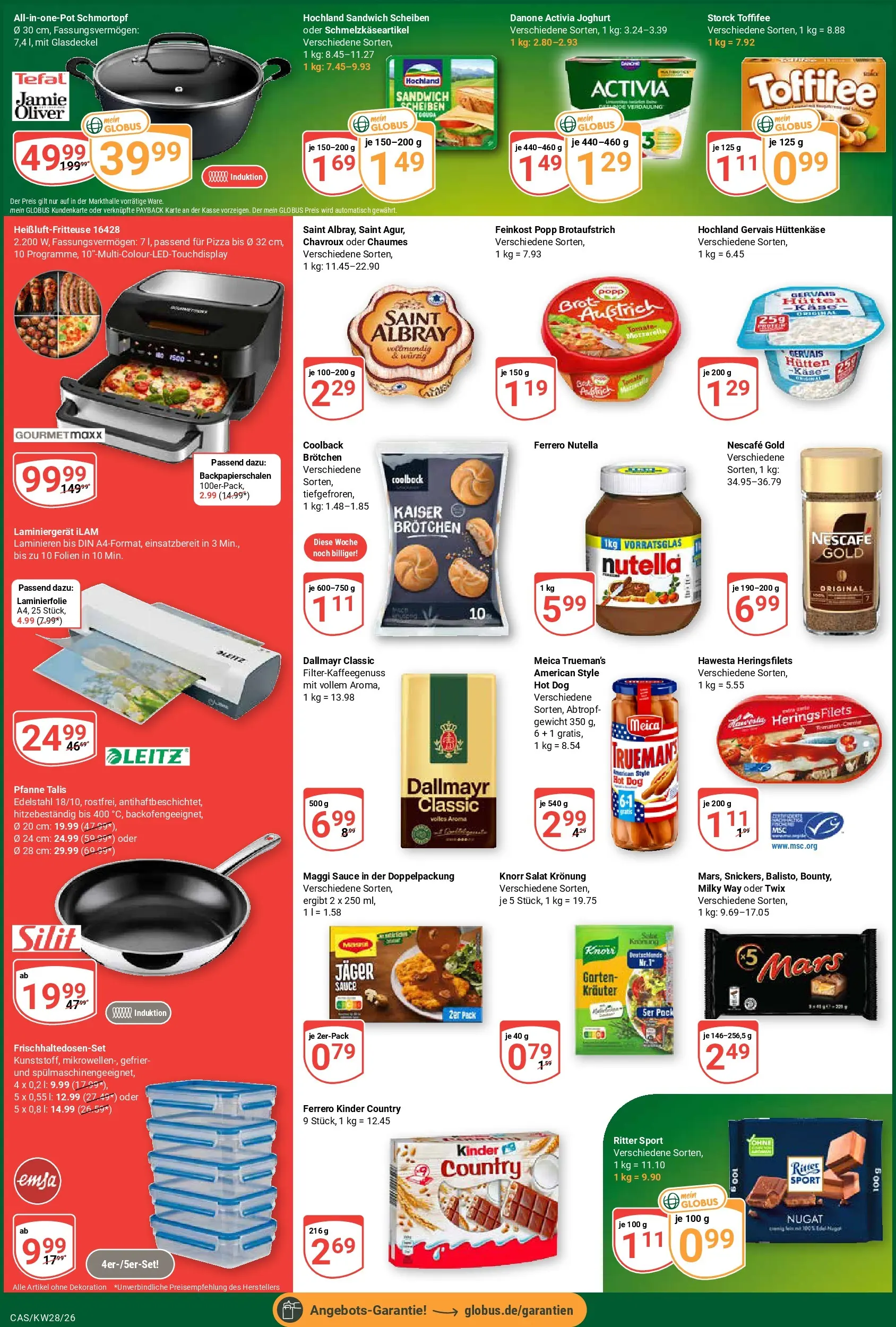 Globus Prospekt Castrop-Rauxel (ab 06.07.2026) » Angebote online | Seite: 6 | Produkte: Nescafe, Meica, Pizza, Nescafe gold