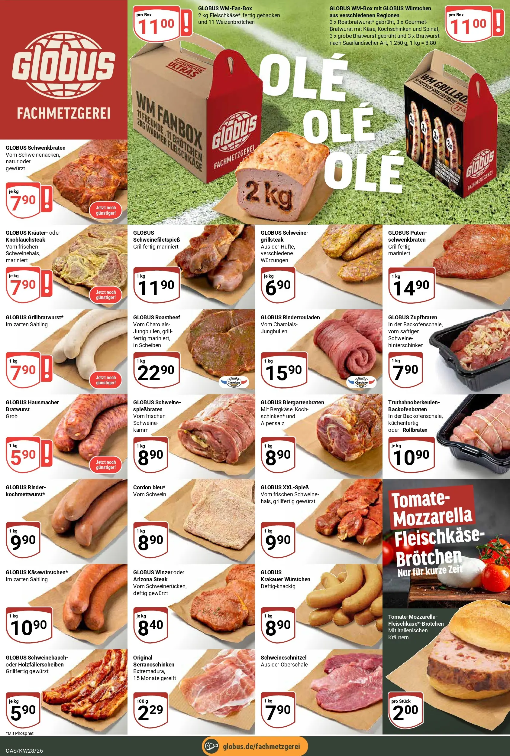 Globus Prospekt Castrop-Rauxel (ab 06.07.2026) » Angebote online | Seite: 12 | Produkte: Rinderrouladen, Grill, Bratwurst, Roastbeef