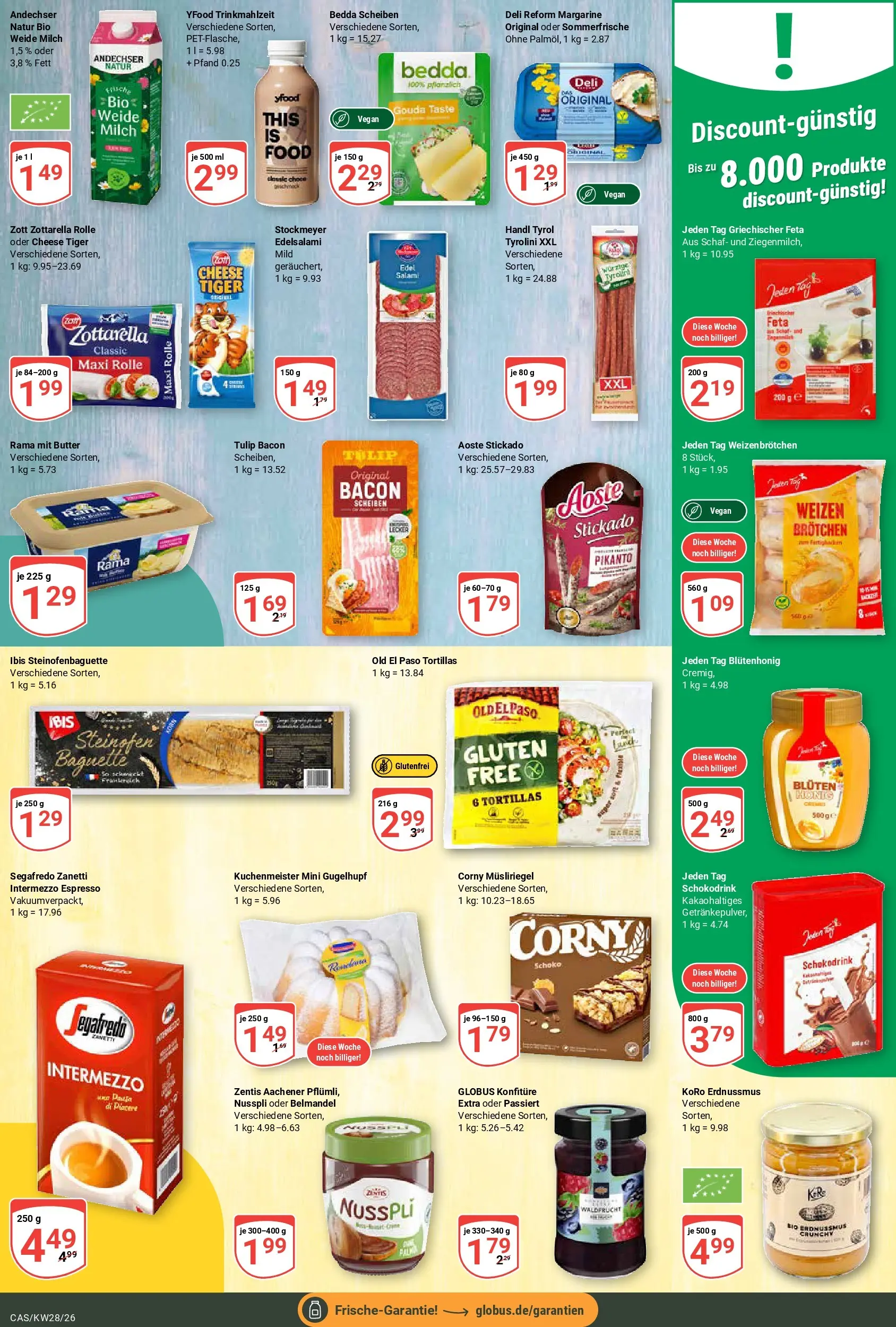 Globus Prospekt Castrop-Rauxel (ab 06.07.2026) » Angebote online | Seite: 16 | Produkte: Feta, Butter, Gouda, Deli reform
