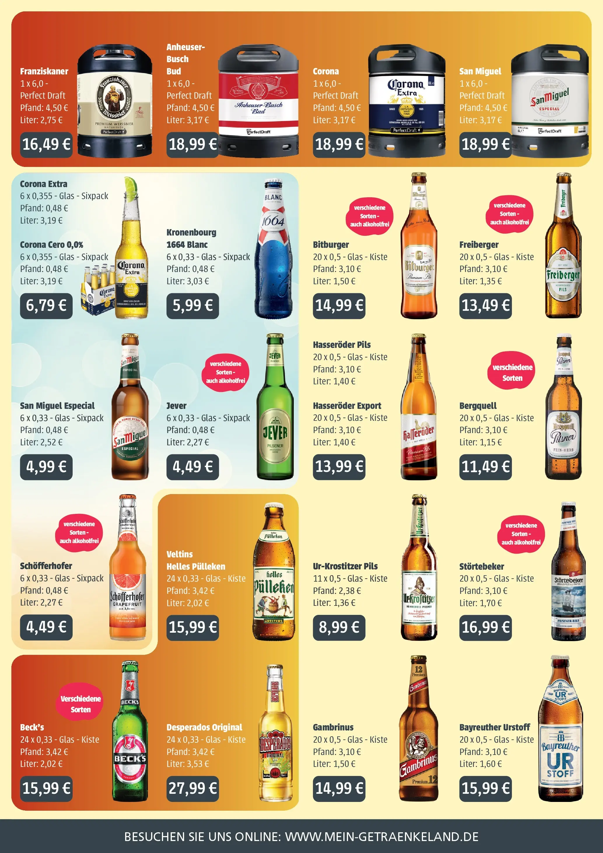 Angebote - GetränkeLand Mayer: Getränkeangebote (ab 05.07.2026) zum Blättern | Seite: 3 | Produkte: Helles pulleken, Weißbier, Pils, Veltins
