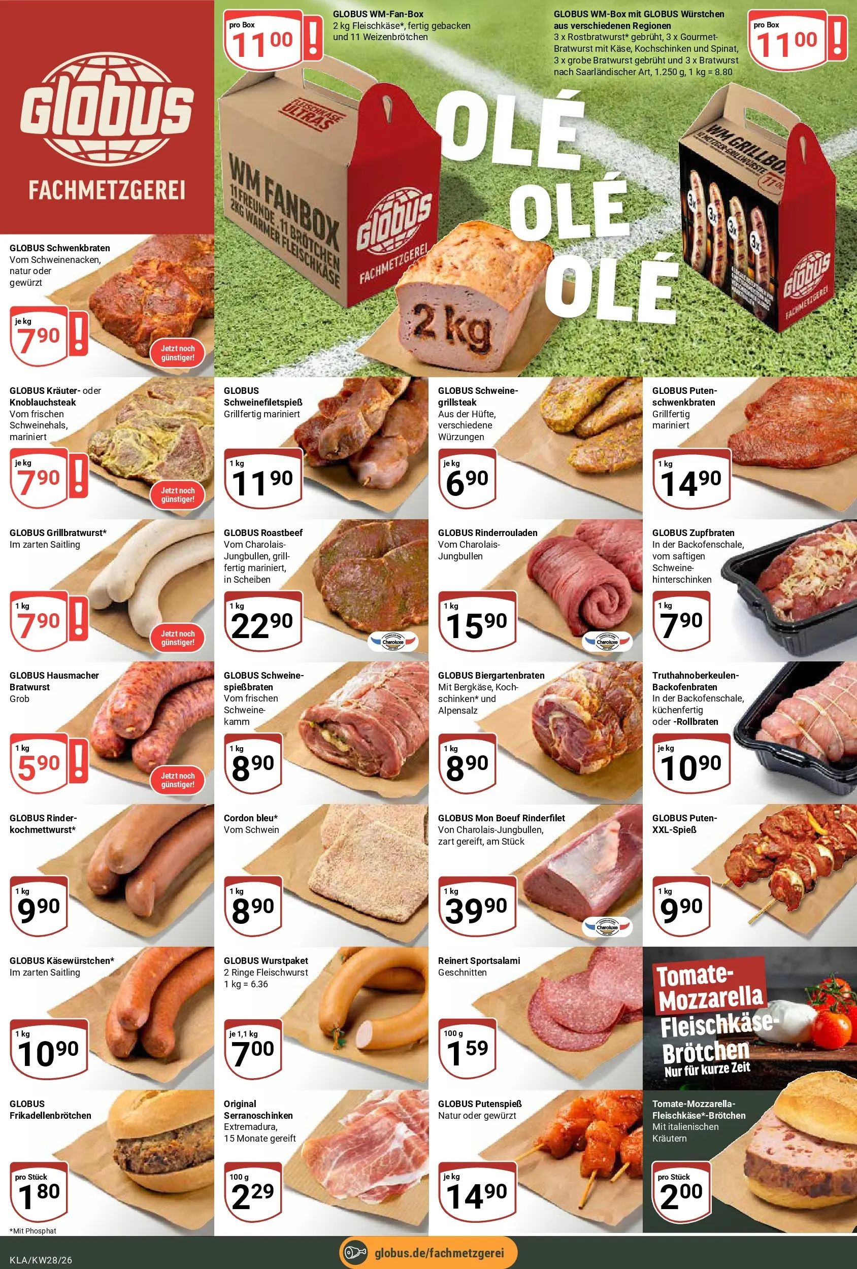 Globus Prospekt Kaiserslautern (ab 06.07.2026) » Angebote online | Seite: 10 | Produkte: Rinderrouladen, Grill, Mozzarella, Roastbeef