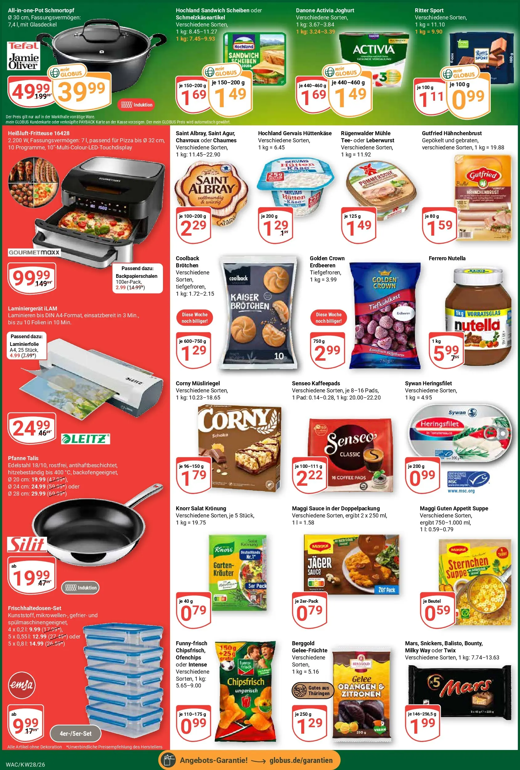 Globus Prospekt Markkleeberg (ab 06.07.2026) » Angebote online | Seite: 2 | Produkte: Senseo, Orangen, Knorr, Tee