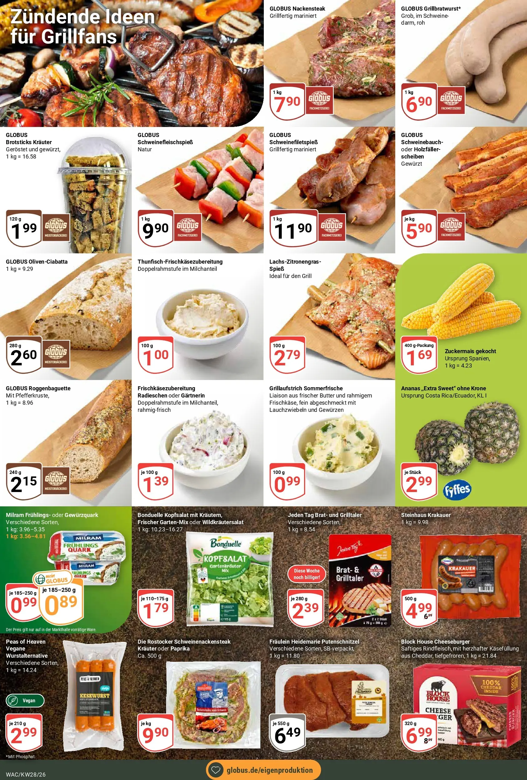 Globus Prospekt Markkleeberg (ab 06.07.2026) » Angebote online | Seite: 5 | Produkte: Quark, Butter, Paprika, Putenschnitzel