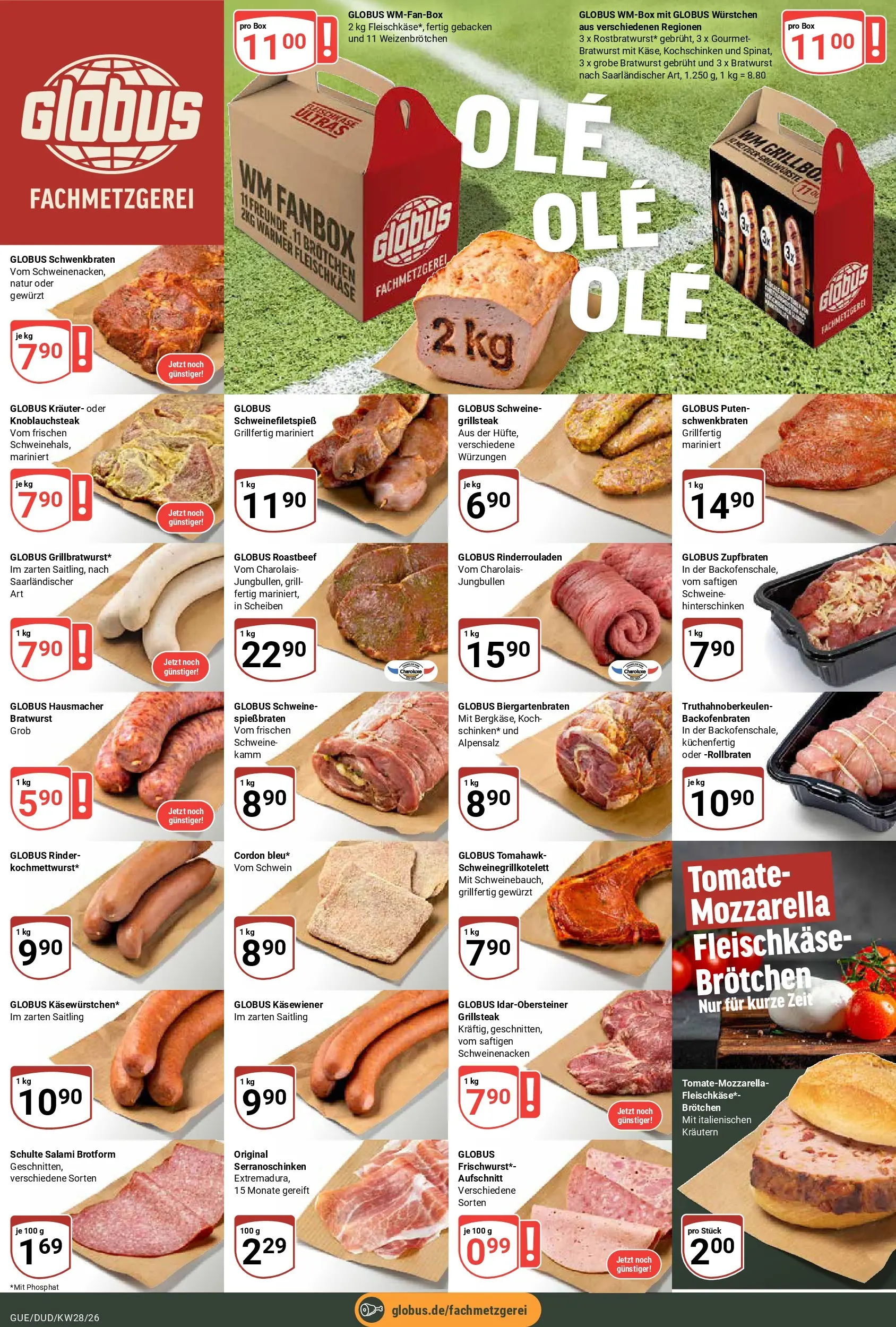 Globus Prospekt Saarbrücken-Dudweiler (ab 06.07.2026) » Angebote online | Seite: 12 | Produkte: Grill, Box, Schweinenacken, Roastbeef