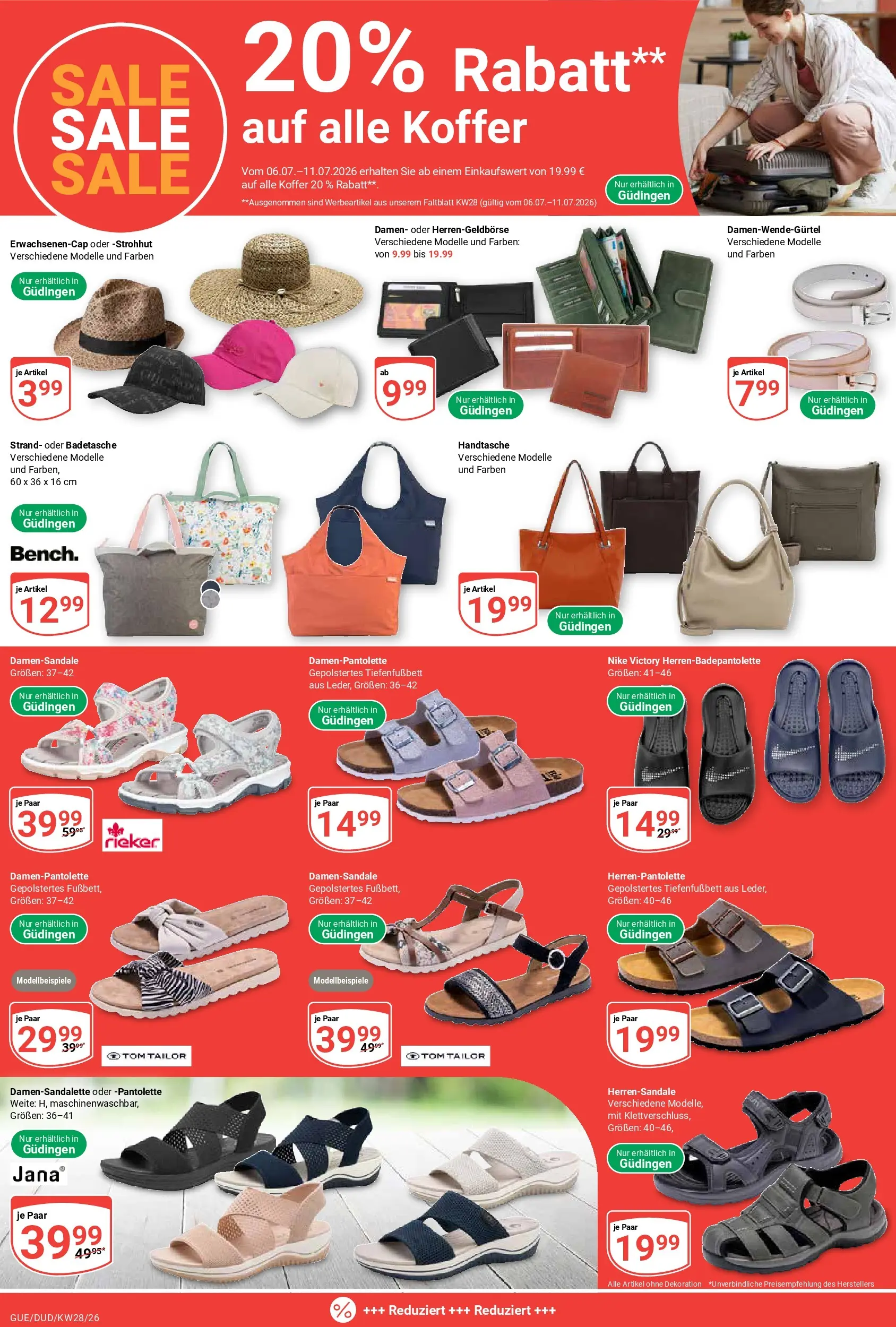 Globus Prospekt Saarbrücken-Dudweiler (ab 06.07.2026) » Angebote online | Seite: 24 | Produkte: Handtasche, Koffer