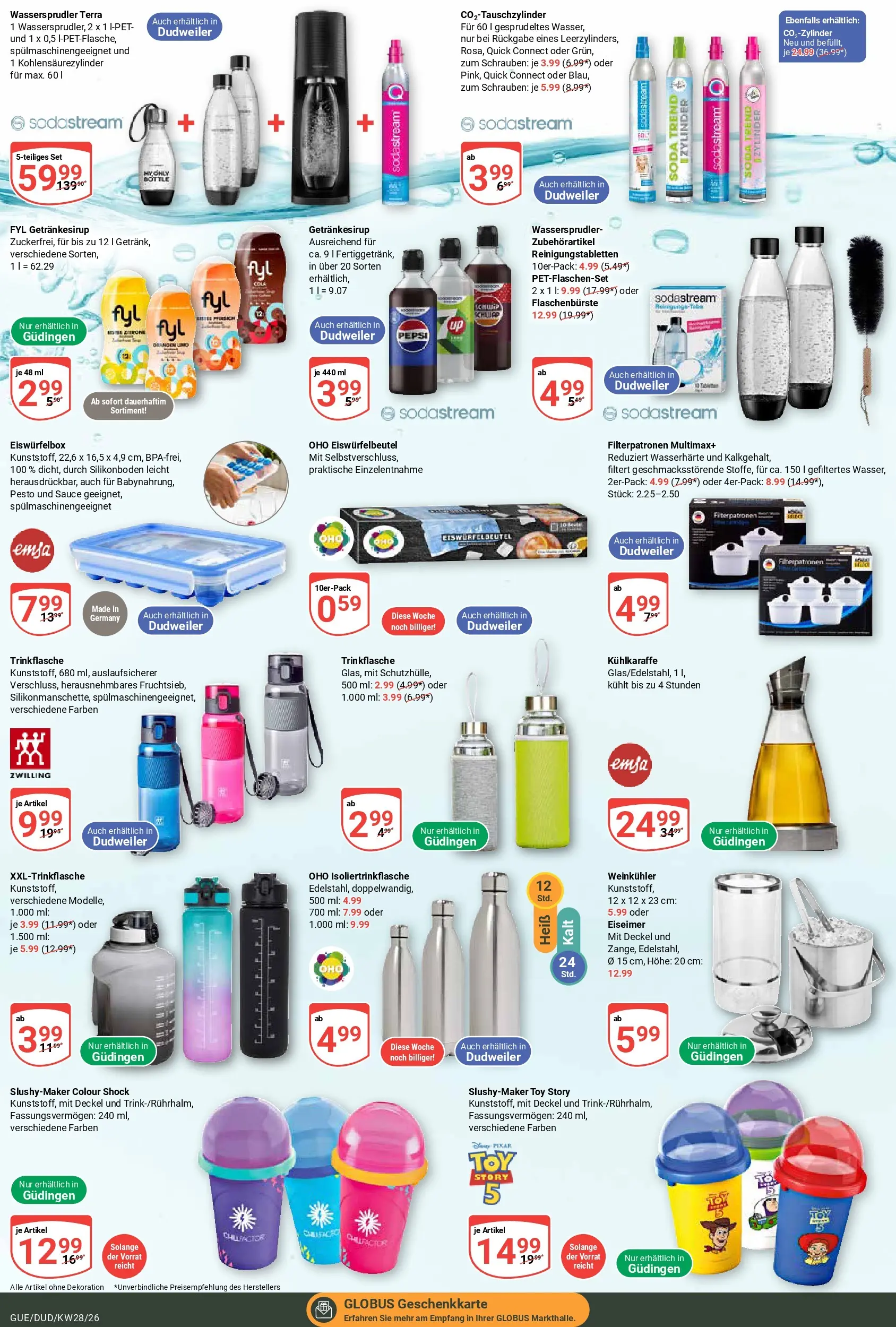 Globus Prospekt Saarbrücken-Dudweiler (ab 06.07.2026) » Angebote online | Seite: 26 | Produkte: Zitrone, Pepsi, Sodastream