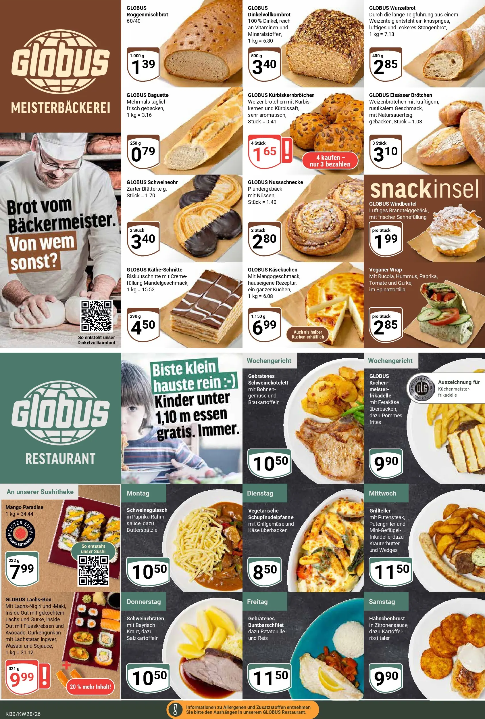 Globus Prospekt Koblenz-Bubenheim (ab 06.07.2026) » Angebote online | Seite: 9 | Produkte: Käse, Kräuterbutter, Reis, Hahnchenbrust