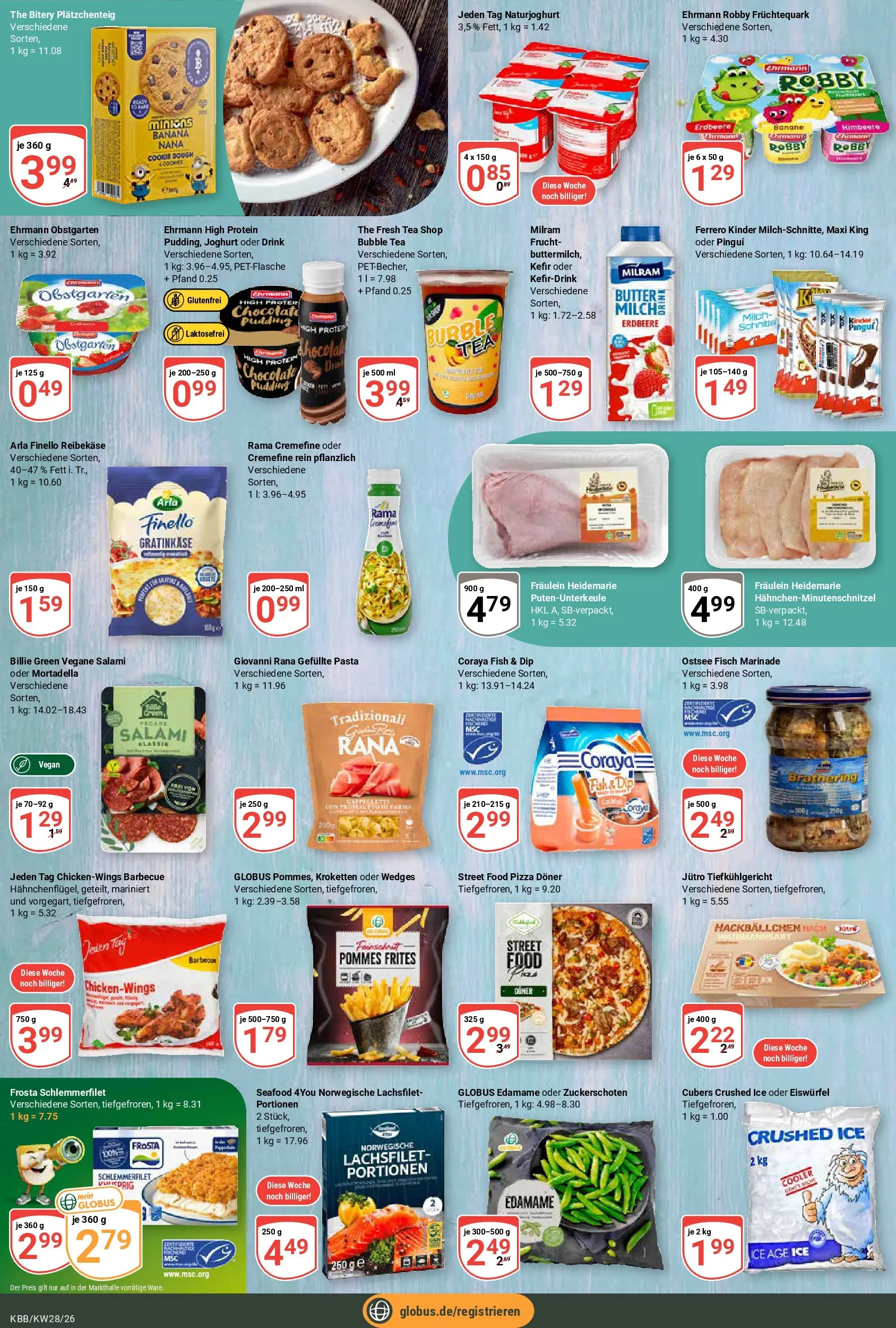 Globus Prospekt Koblenz-Bubenheim (ab 06.07.2026) » Angebote online | Seite: 12 | Produkte: Kefir, Joghurt, Pommes, Frosta
