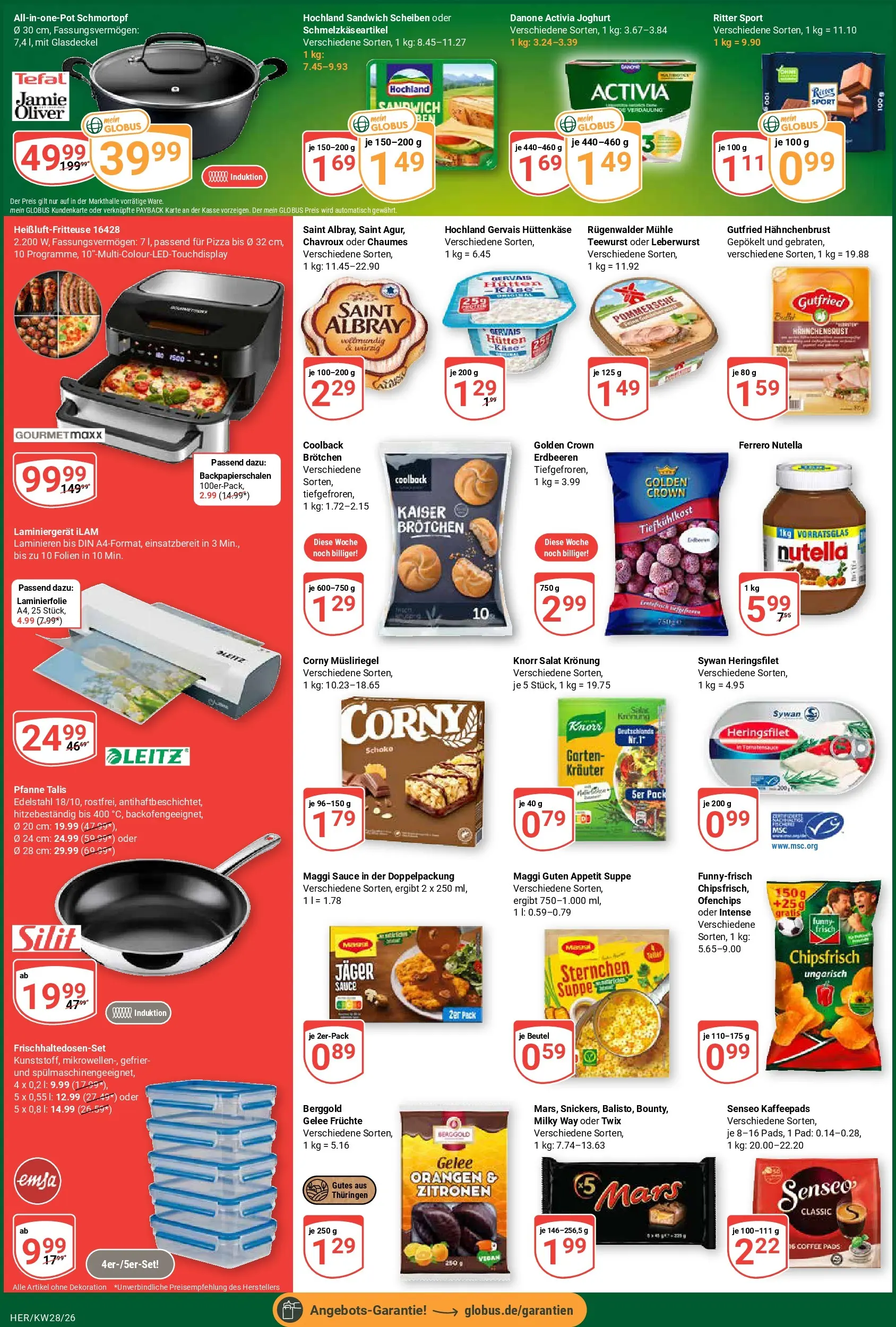 Globus Prospekt Hermsdorf (ab 06.07.2026) » Angebote online | Seite: 2 | Produkte: Orangen, Knorr, Twix, Senseo kaffeepads