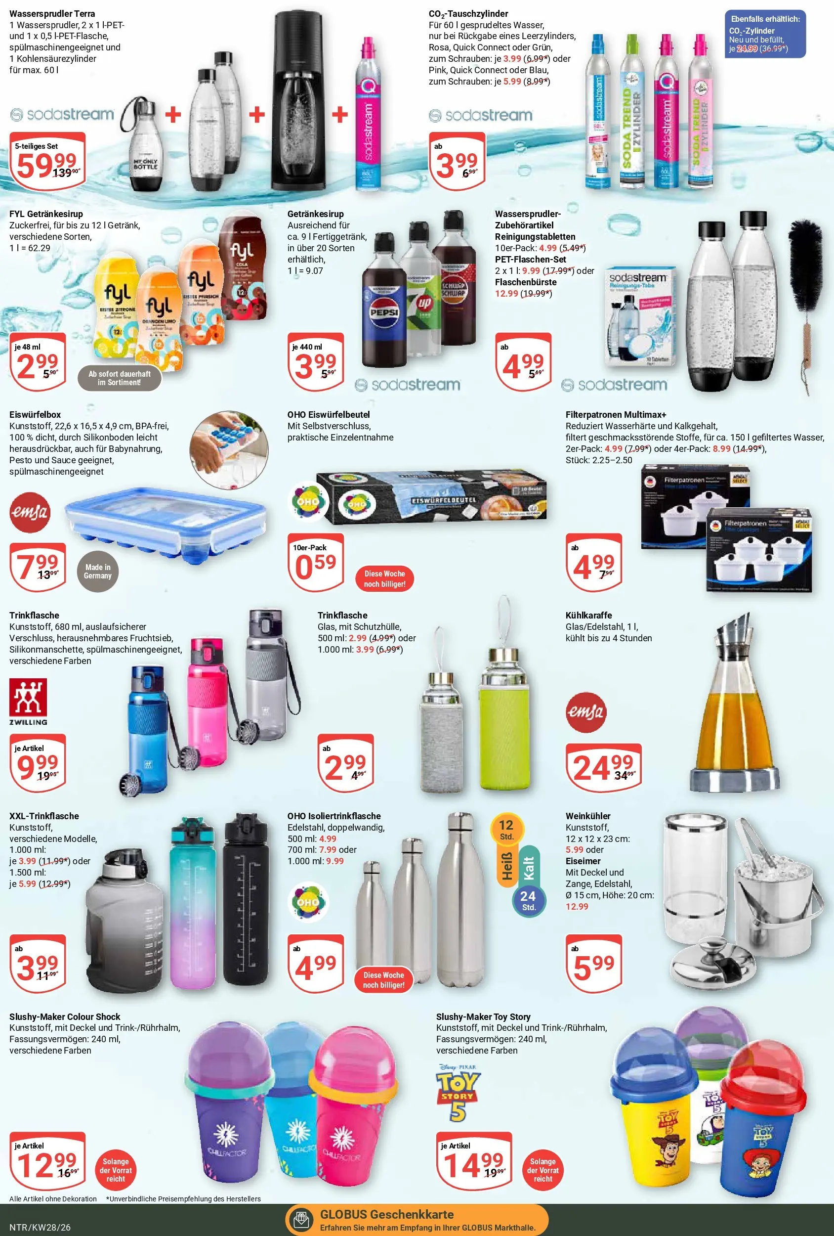 Globus Prospekt Neutraubling (ab 06.07.2026) » Angebote online | Seite: 23 | Produkte: Zitrone, Pepsi, Sodastream