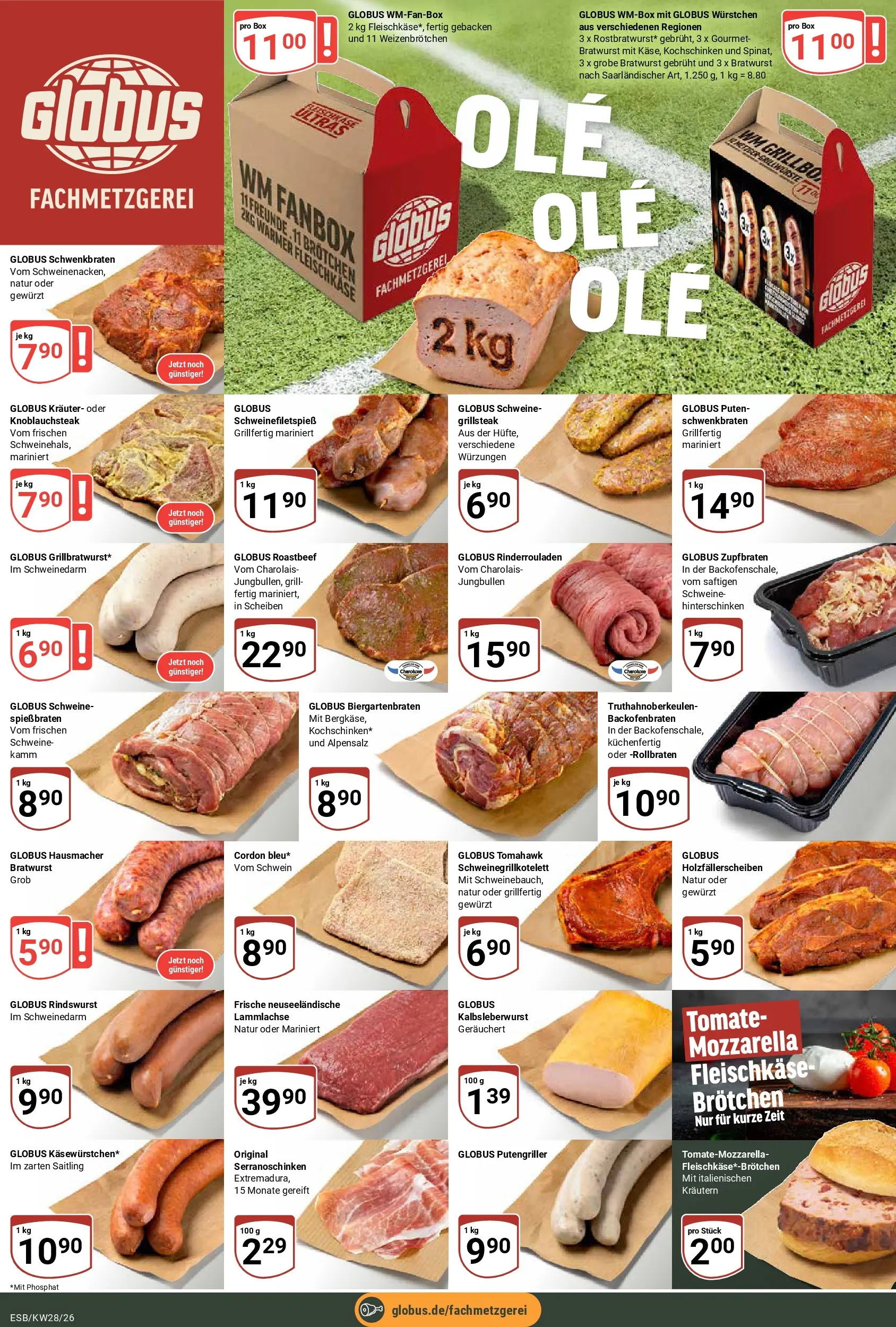 Globus Prospekt Eschborn (ab 06.07.2026) » Angebote online | Seite: 10 | Produkte: Rinderrouladen, Grill, Mozzarella, Box