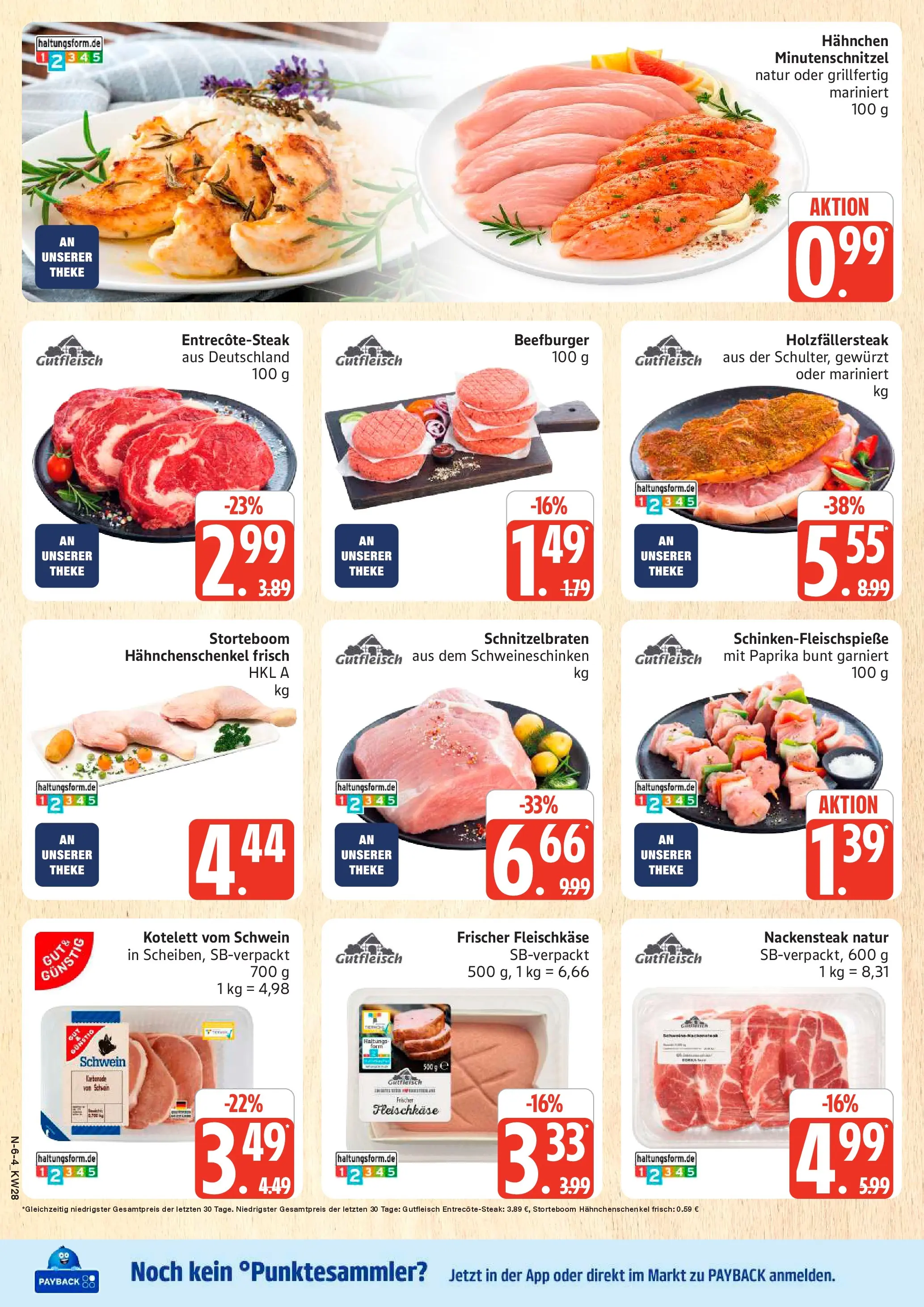 Edeka prospekt Rostock (ab 06.07.2026) » Angebote Online | Seite: 6 | Produkte: Hahnchen, Hahnchenschenkel, Theke, Paprika