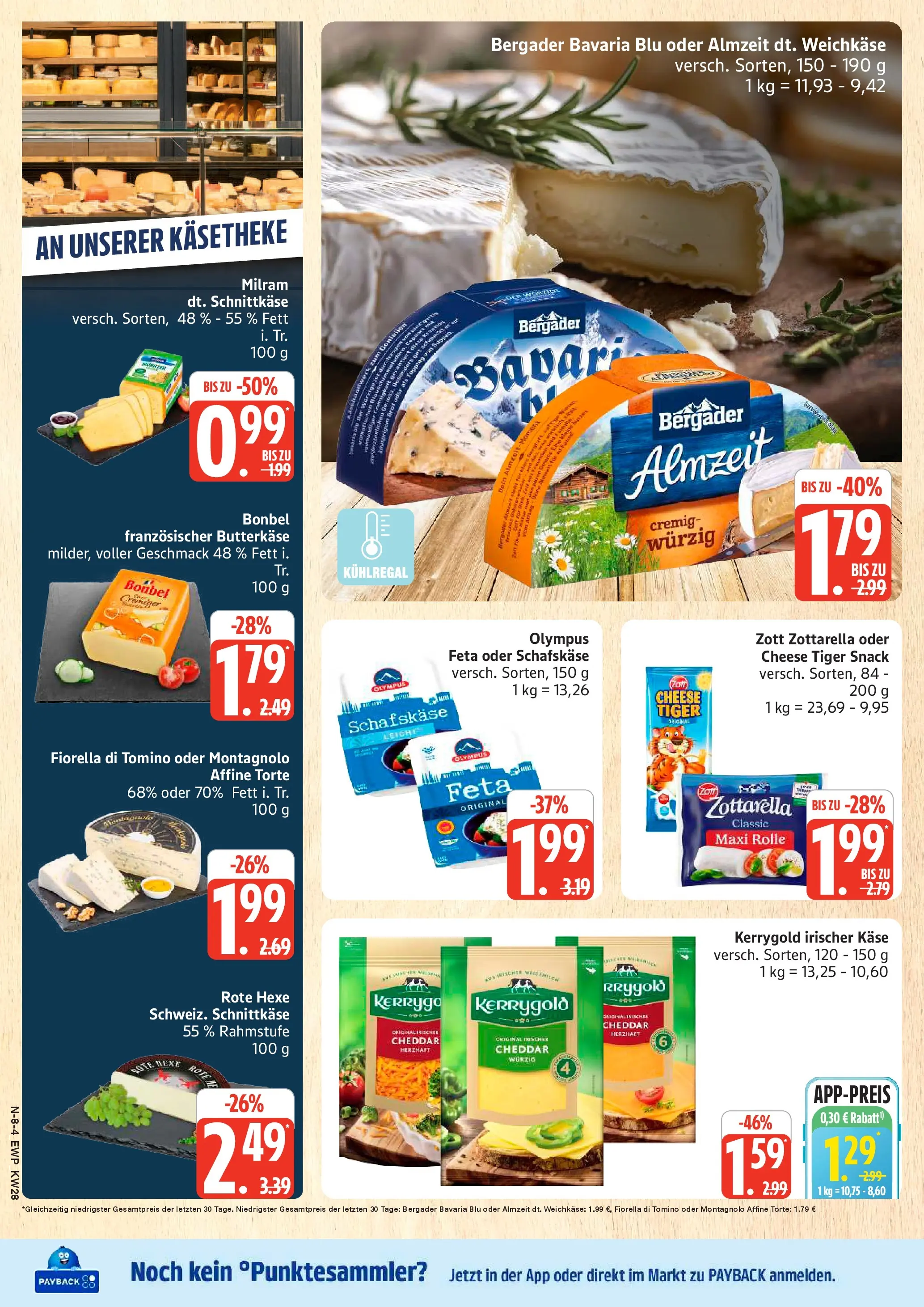 Edeka prospekt Rostock (ab 06.07.2026) » Angebote Online | Seite: 8 | Produkte: Feta, Käse, Milram, Schafskase