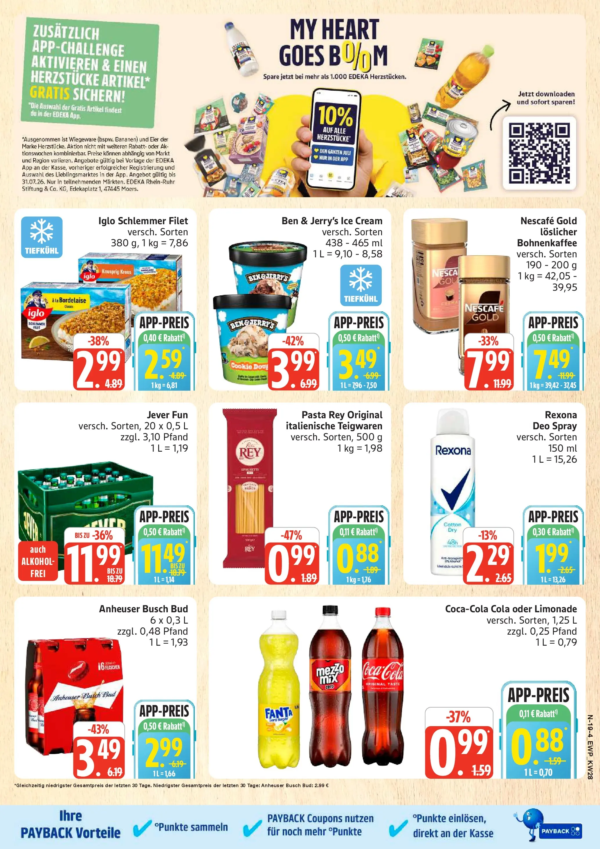 Edeka prospekt Rostock (ab 06.07.2026) » Angebote Online | Seite: 19 | Produkte: Nescafe, Fanta, Eier, Jever