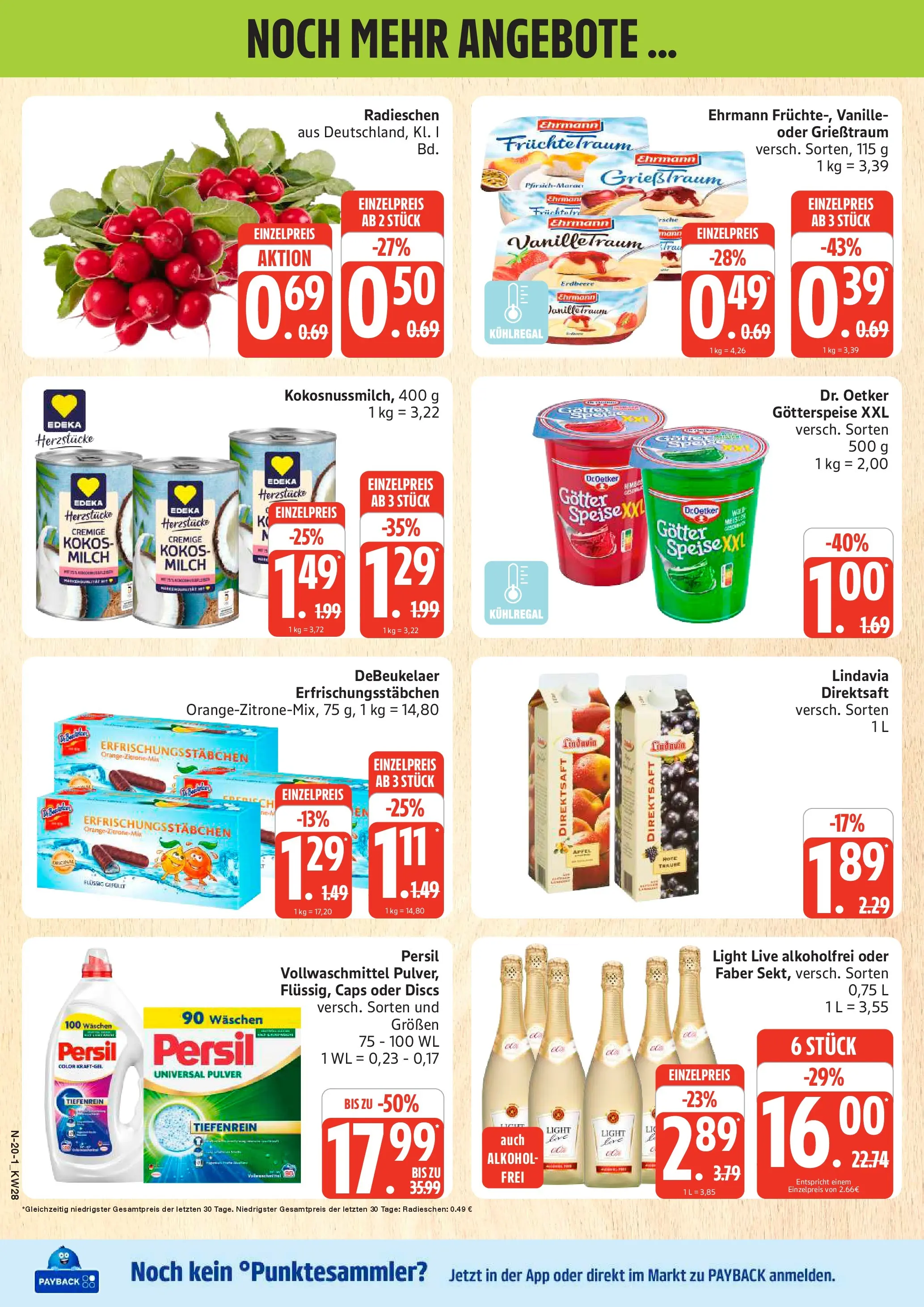 Marktkauf Prospekt Buxtehude (ab 06.07.2026) » Angebote online | Seite: 20 | Produkte: Milch, Äpfel, Persil