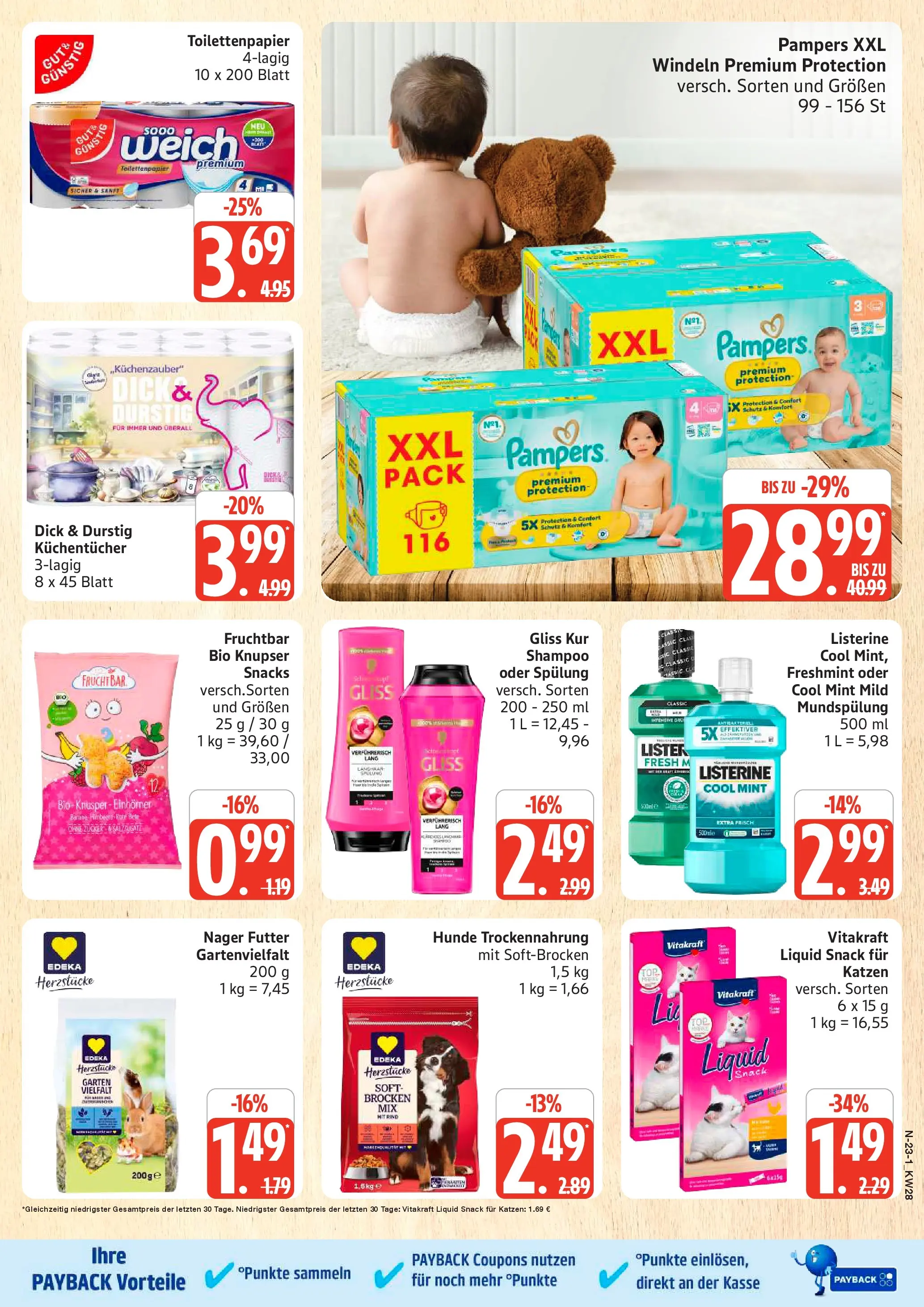 Marktkauf Prospekt Buxtehude (ab 06.07.2026) » Angebote online | Seite: 23 | Produkte: Shampoo, Spülung, Listerine, Toilettenpapier