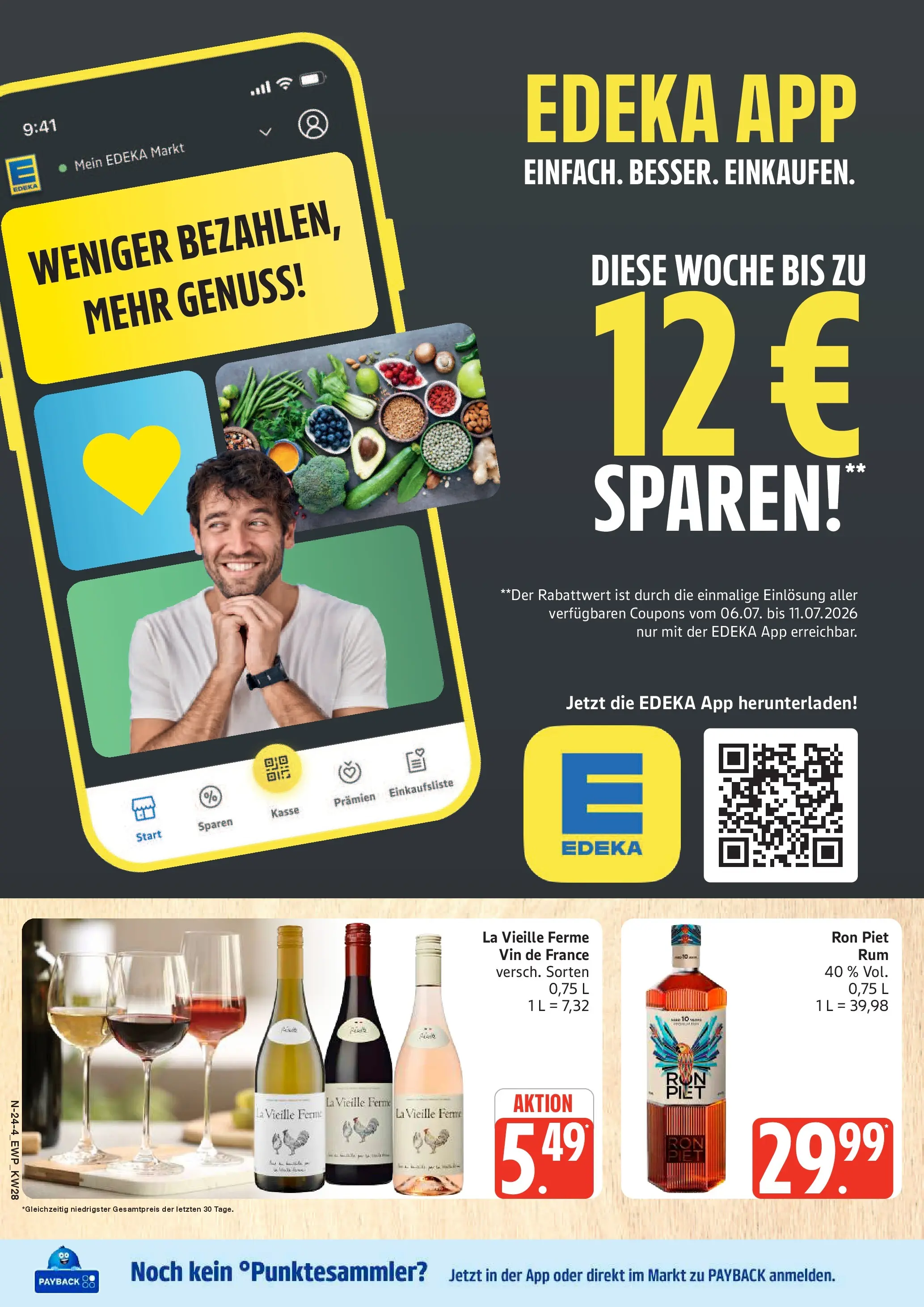 Edeka prospekt Rostock (ab 06.07.2026) » Angebote Online | Seite: 24