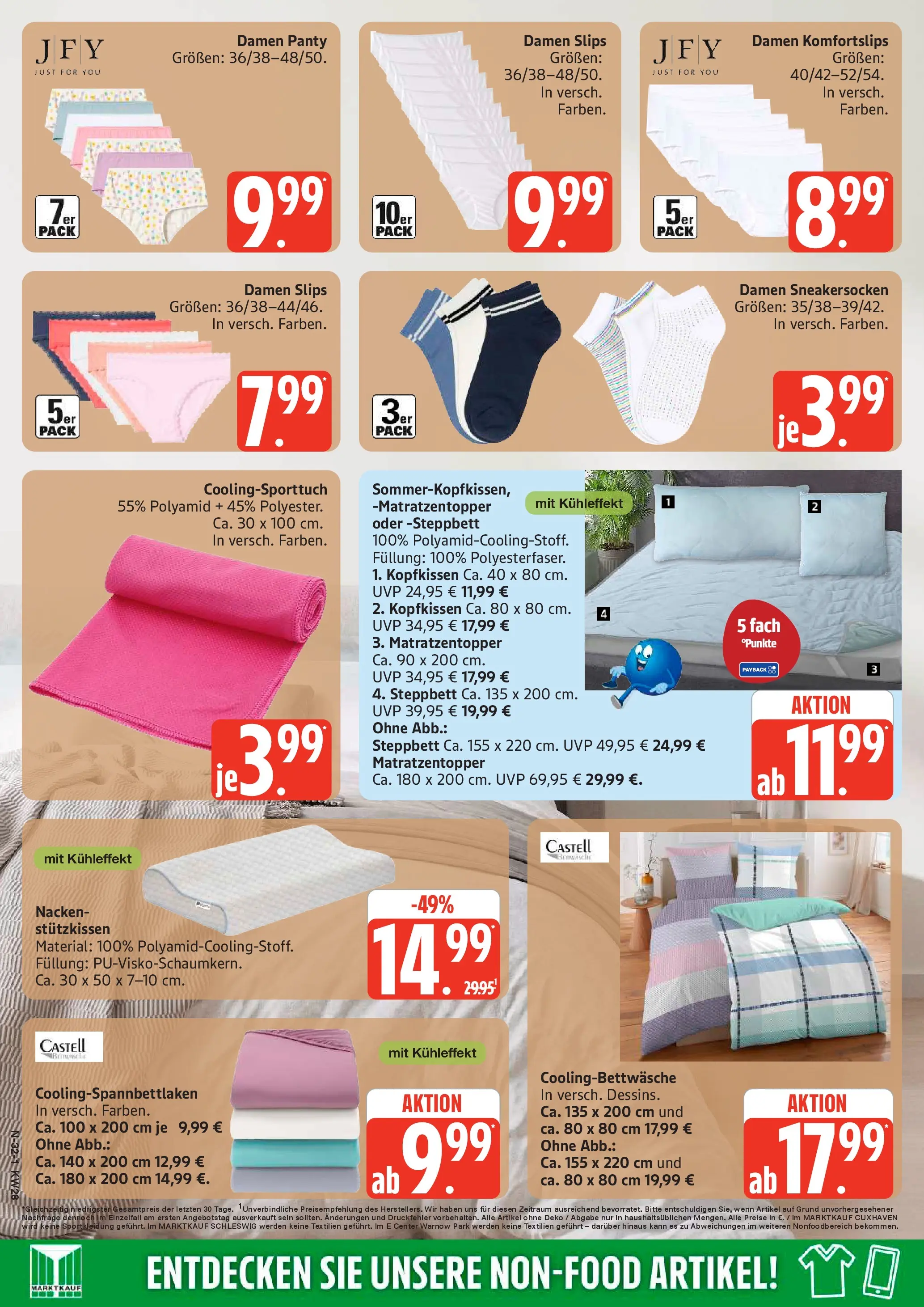 Marktkauf Prospekt Buxtehude (ab 06.07.2026) » Angebote online | Seite: 32 | Produkte: Kopfkissen