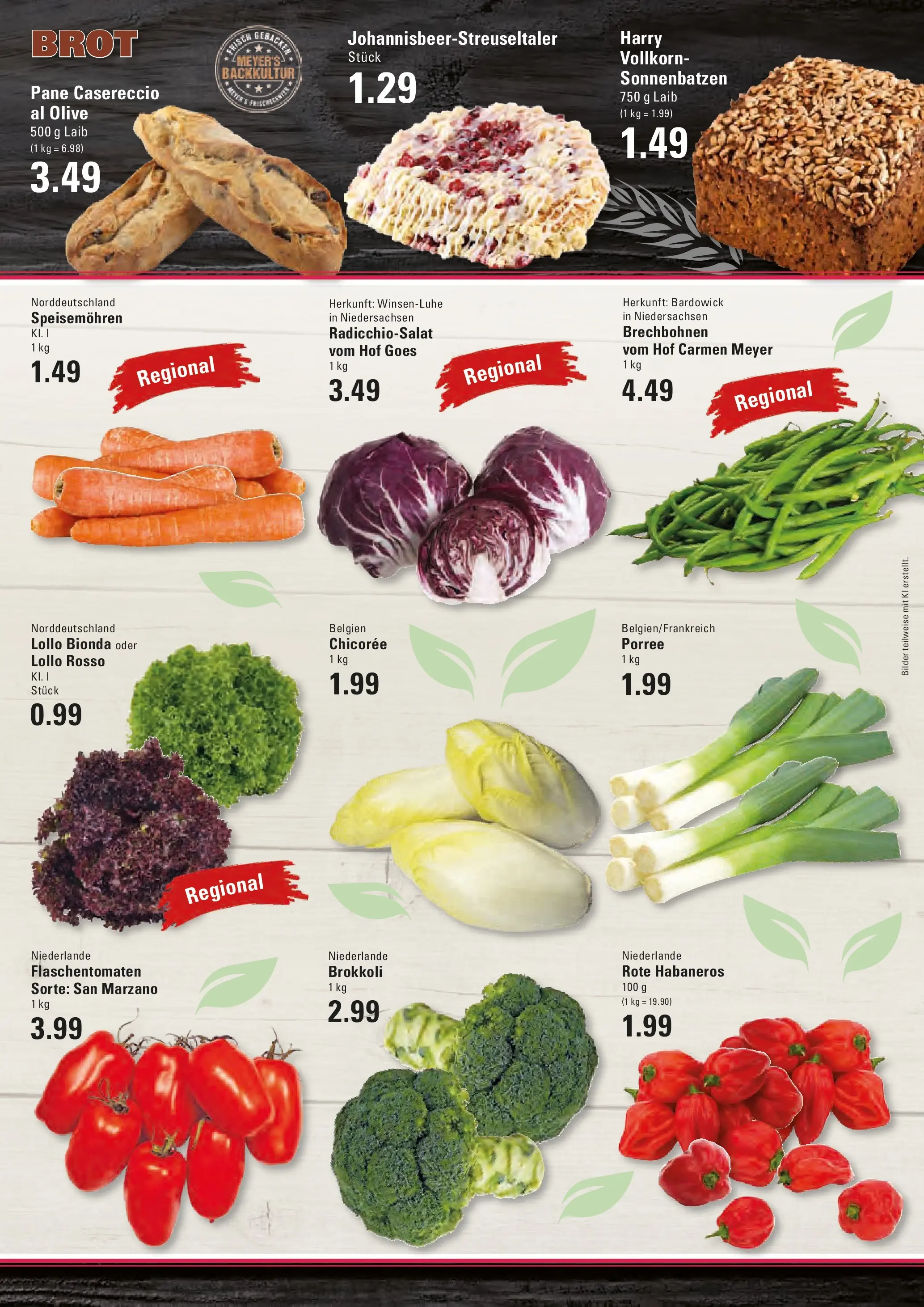 Edeka prospekt Hamburg (ab 06.07.2026) » Angebote Online | Seite: 3 | Produkte: Pane, Bilder, Brokkoli, Brot