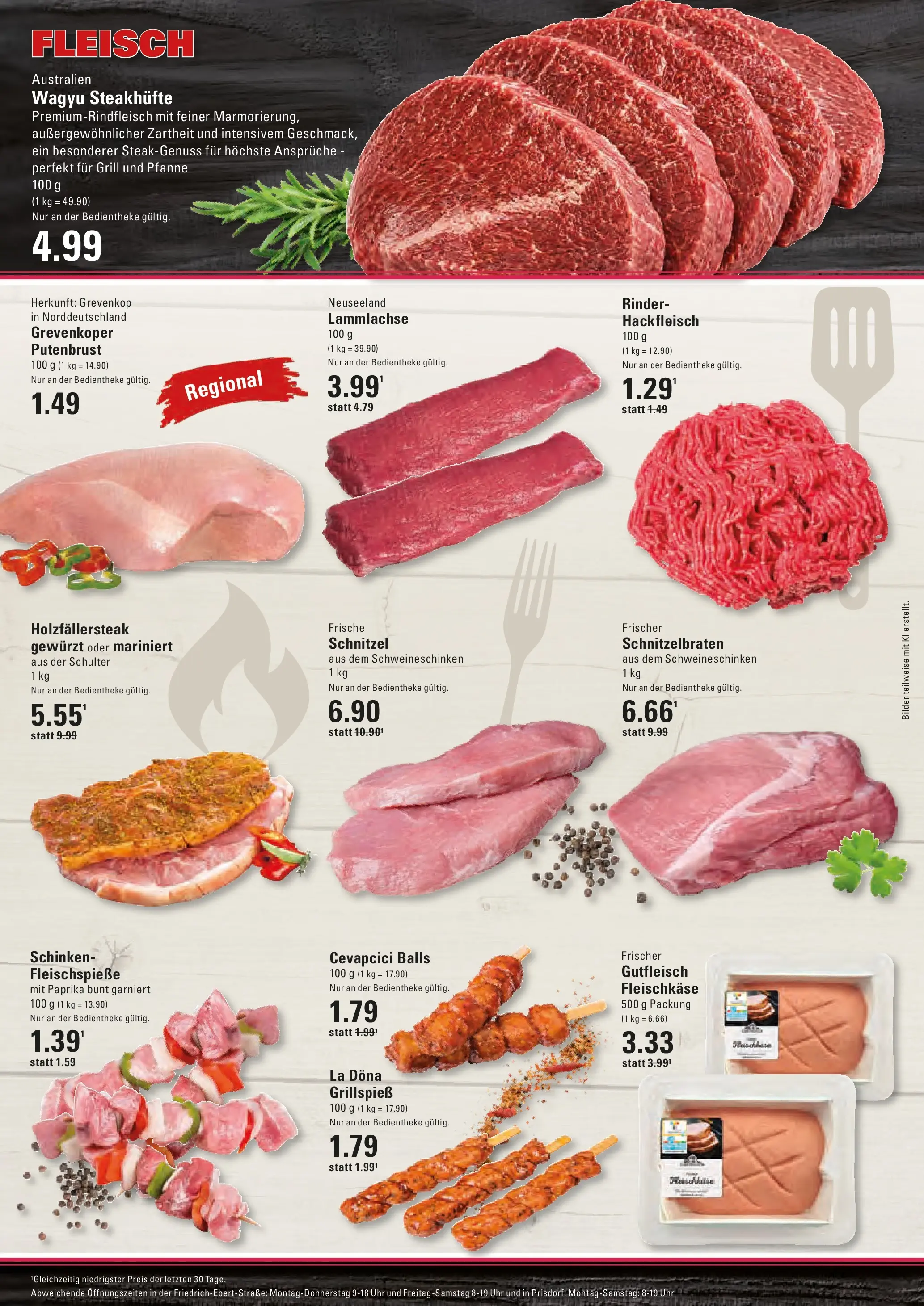 Edeka prospekt Hamburg (ab 06.07.2026) » Angebote Online | Seite: 4 | Produkte: Grill, Schnitzel, Bilder, Hackfleisch